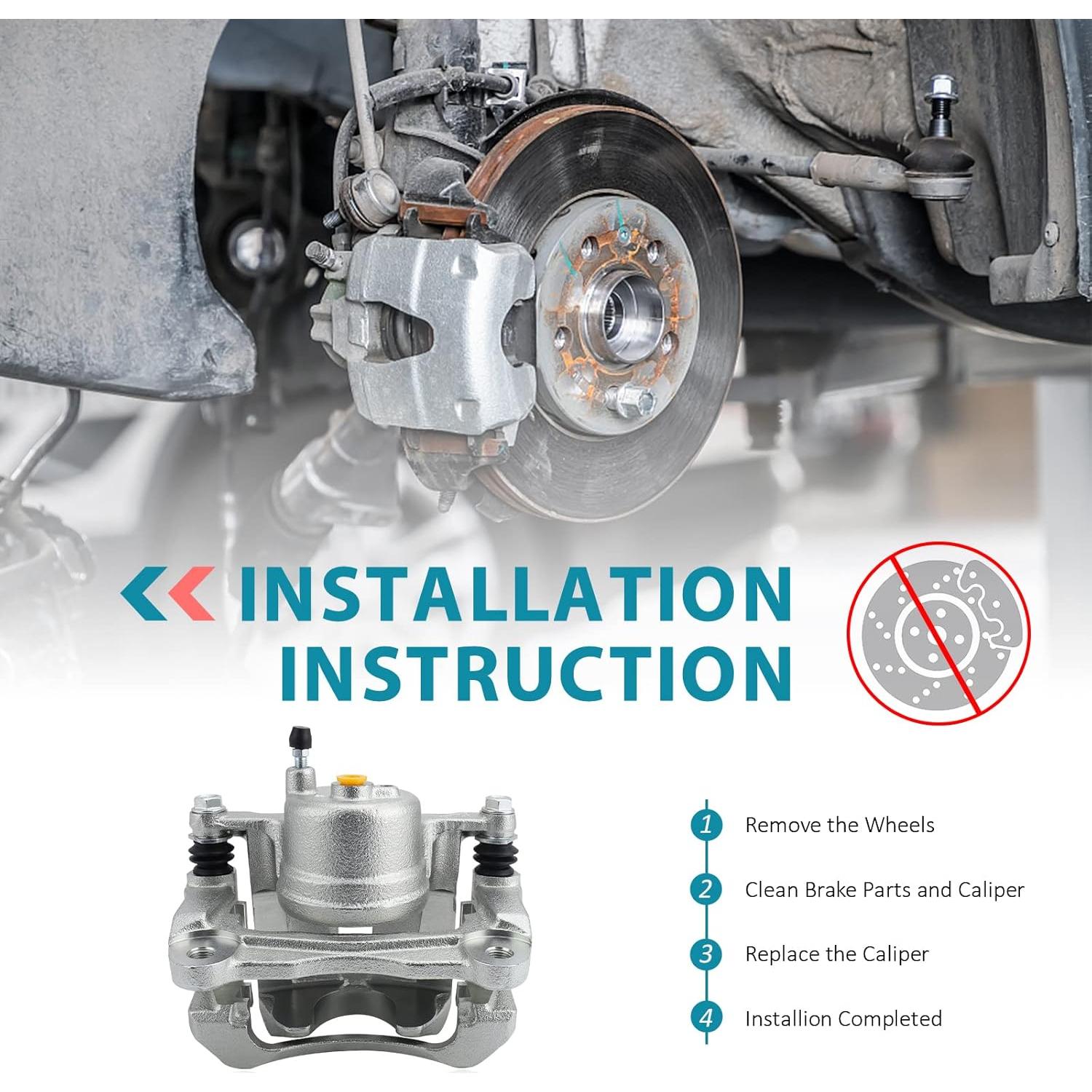 Caliper de Freno Delantero Izquierdo IRONTEK 19B2698 para Toyota