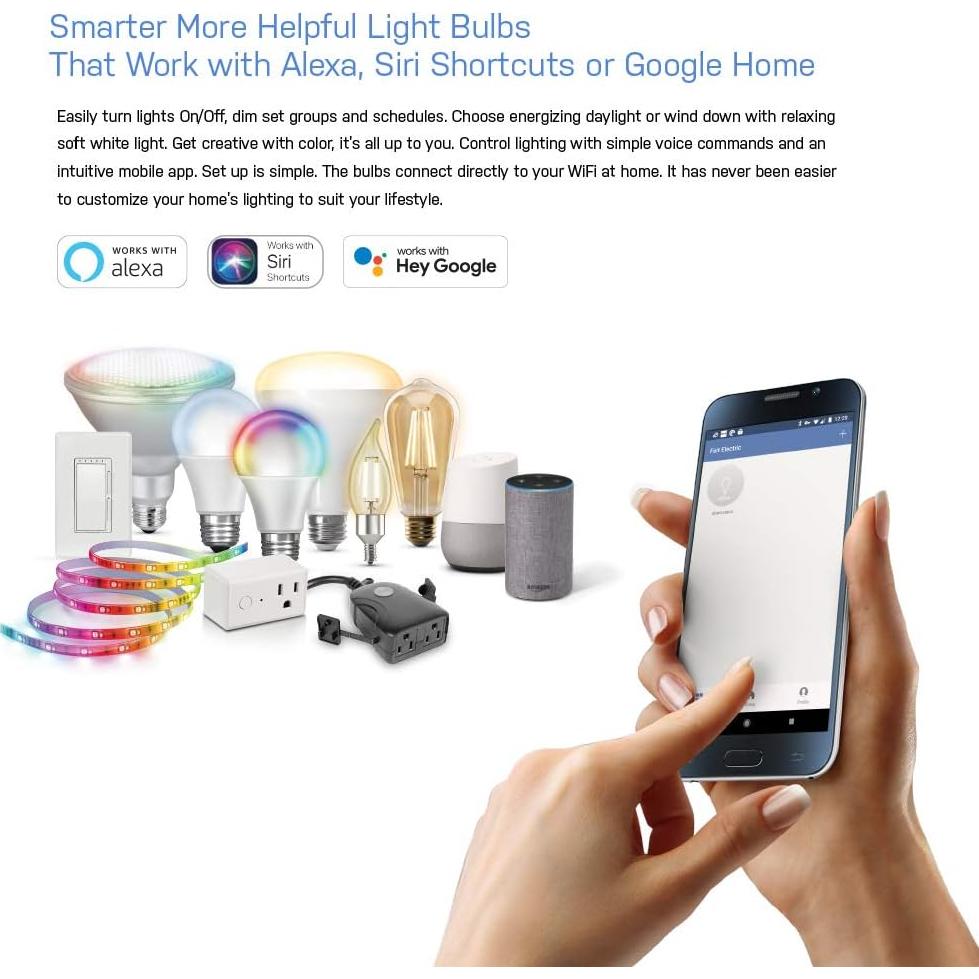 Bombilla LED Inteligente Dimmable Feit Electric 40W Candelabro