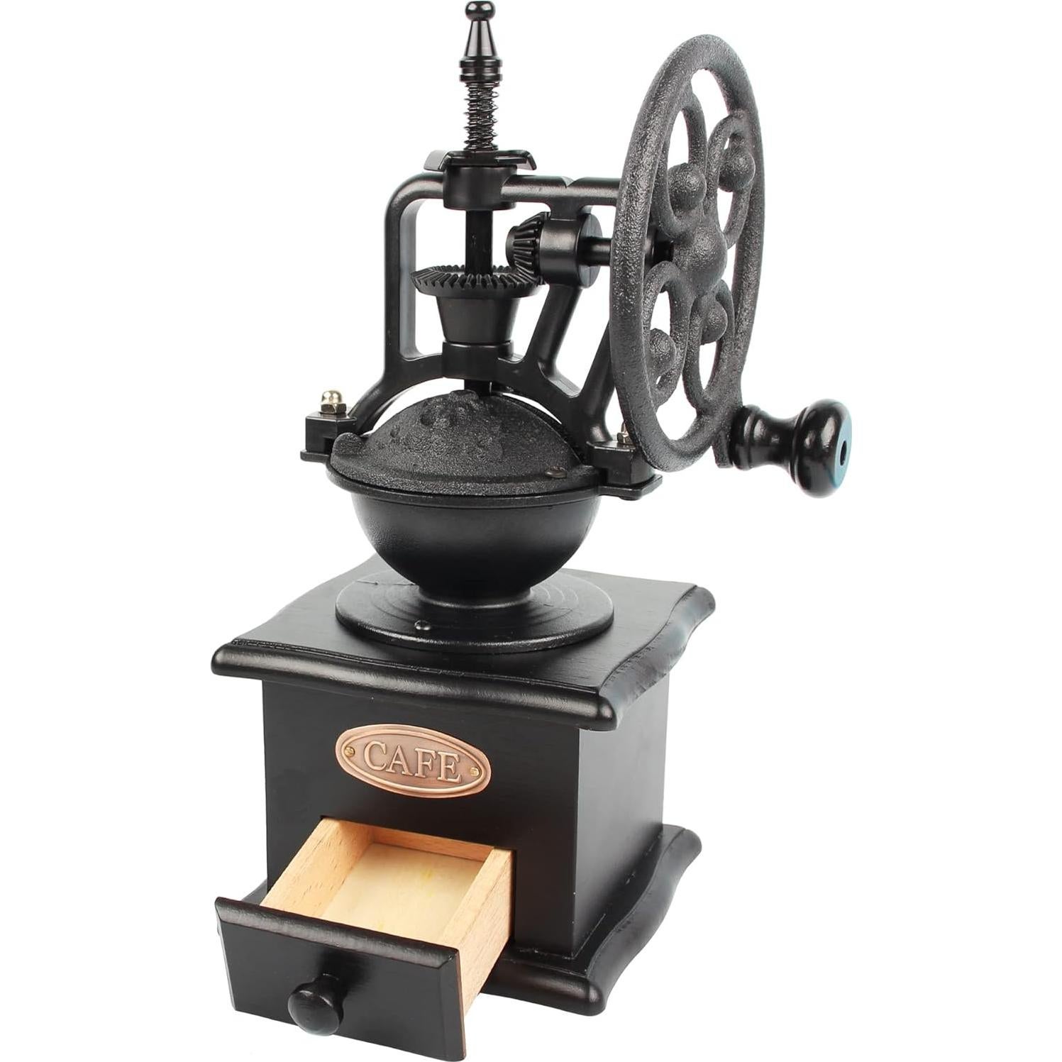 Molino de Café Manual LITAITAI de Madera y Hierro Fundido