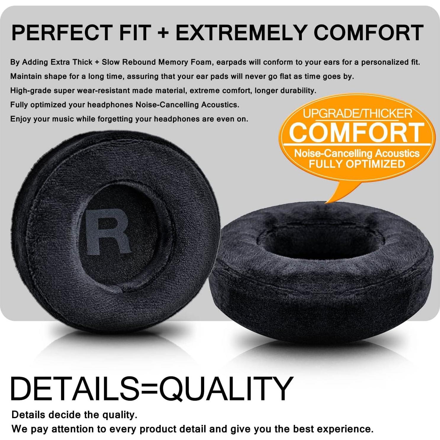 Almohadillas de Reemplazo Fidelio X1S X2 X2HR X3 Terciopelo