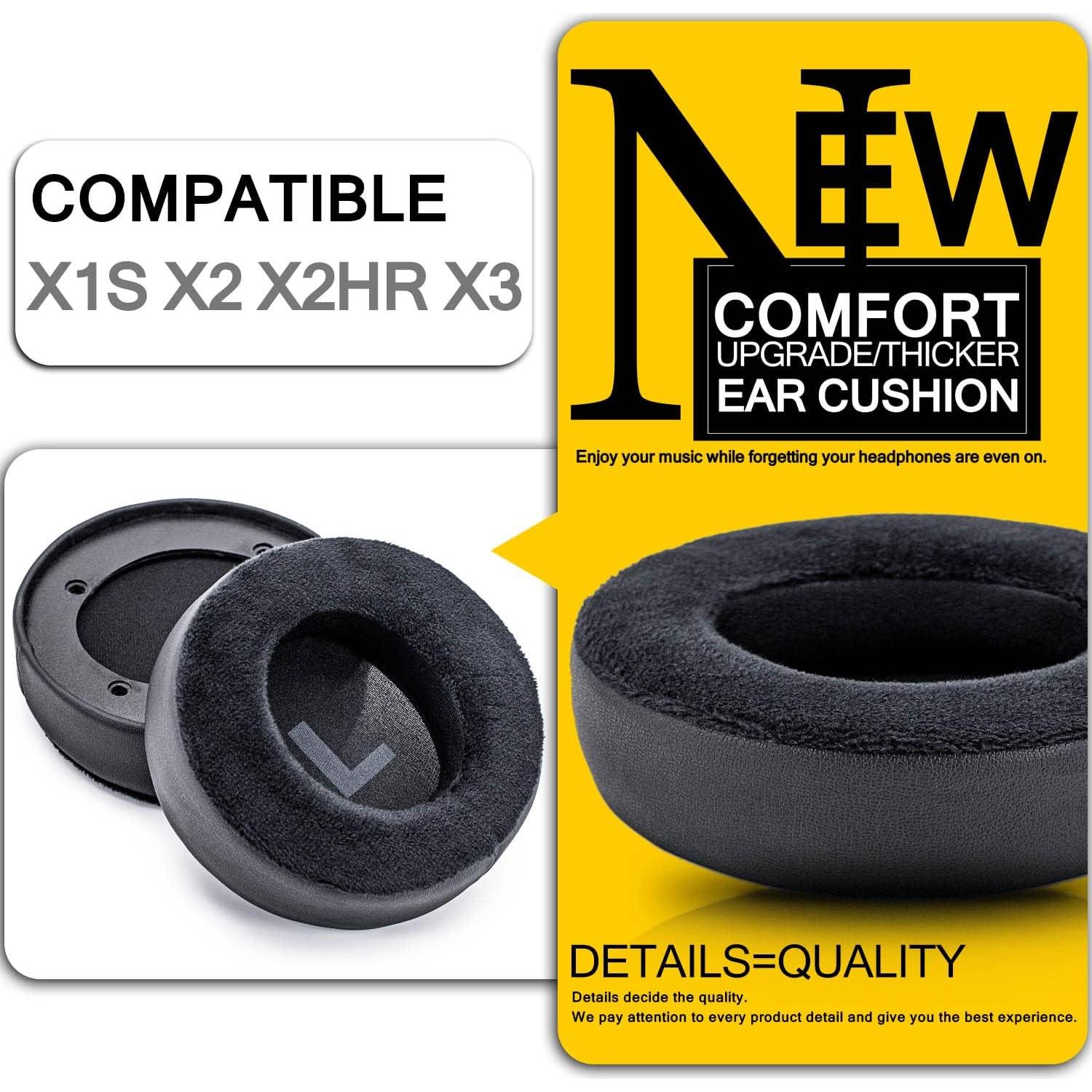 Almohadillas de Reemplazo Fidelio X1S X2 X2HR X3 Velour