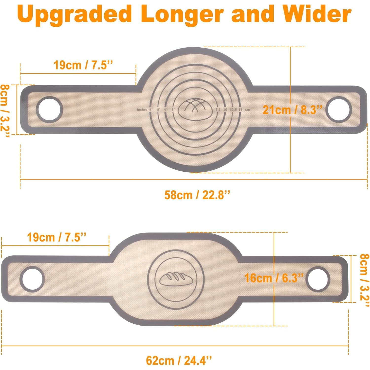 Sling de Silicona PHILORN para Pan 2 Pcs Ovalada y Redonda