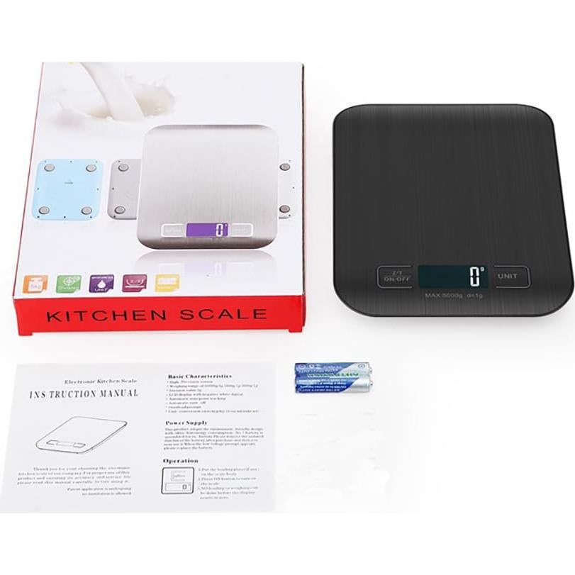 Báscula Digital Selegere 5kg/1g Acero Inoxidable Portátil