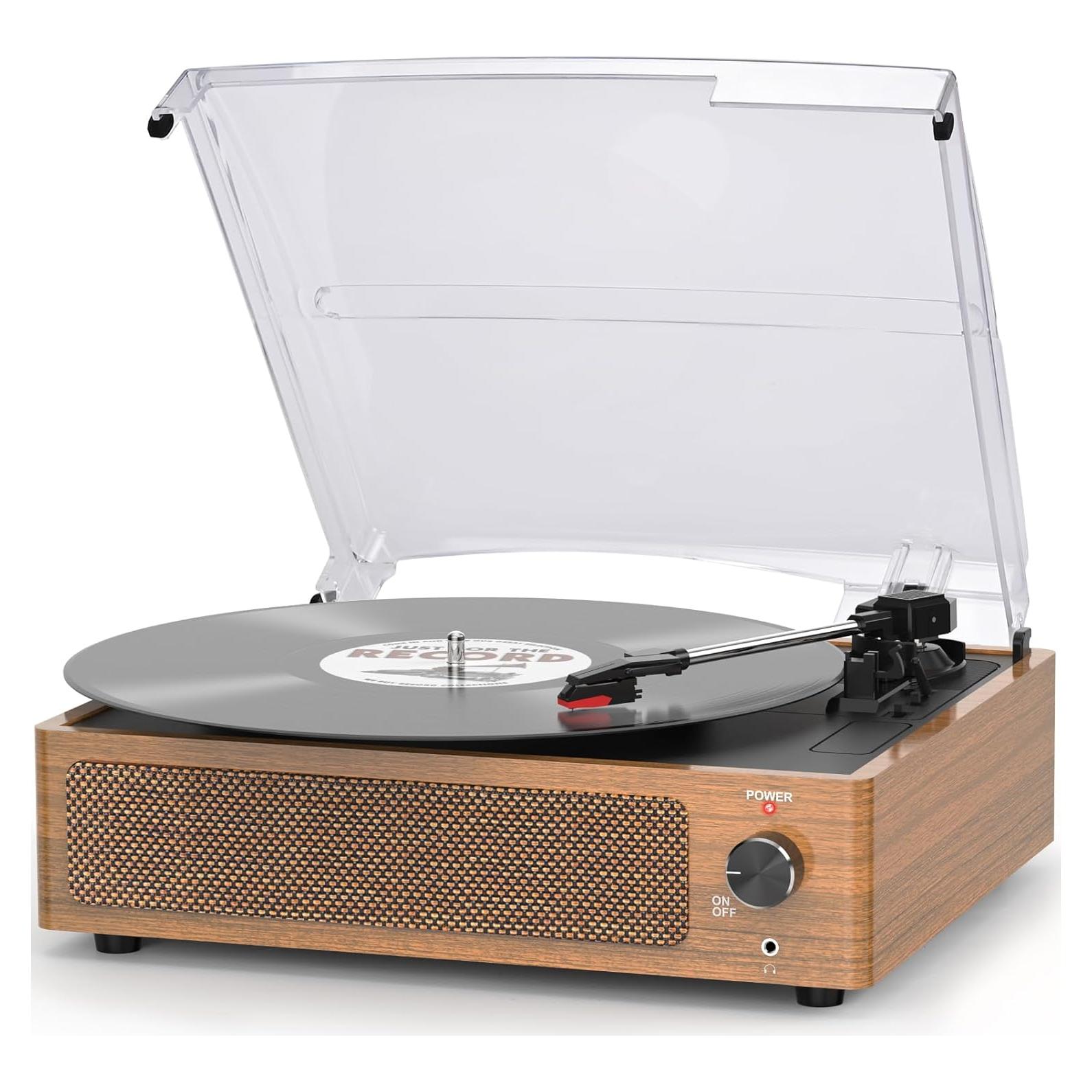 Tocadiscos Vintage con Altavoces Seasonlife R608 3 Velocidades