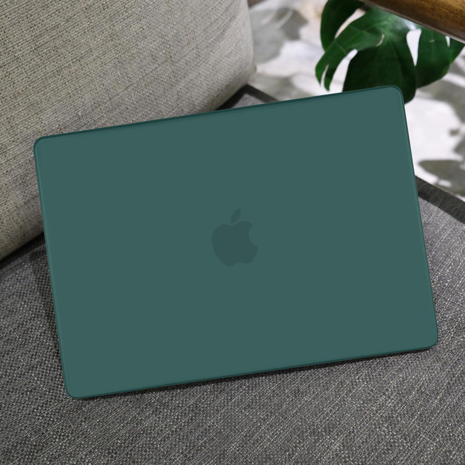 Carcasa Dura MEEgoodo para MacBook Pro 14" Verde Mate
