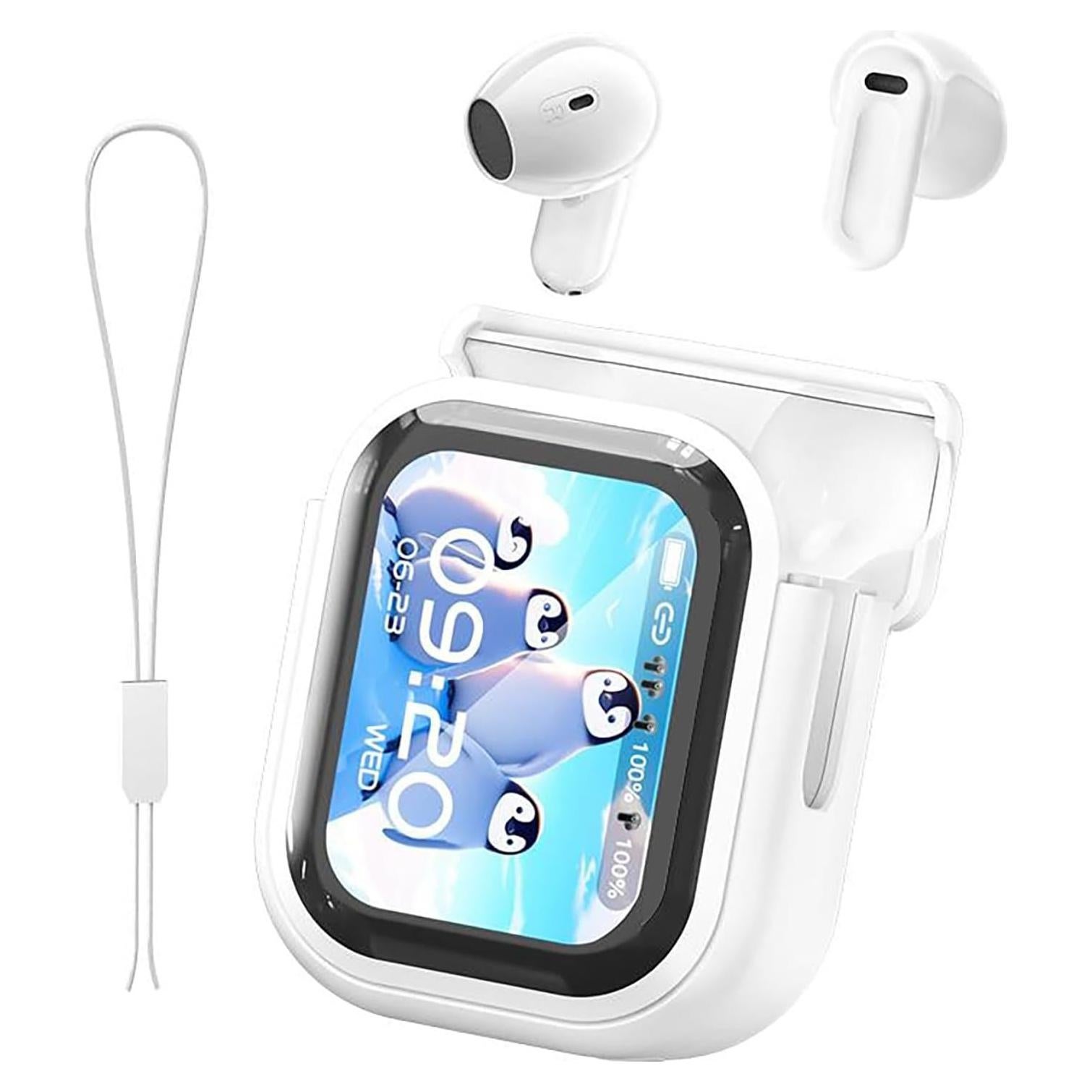 Auriculares In-Ear Bluetooth NE20 con Traducción AI y Pantalla Táctil