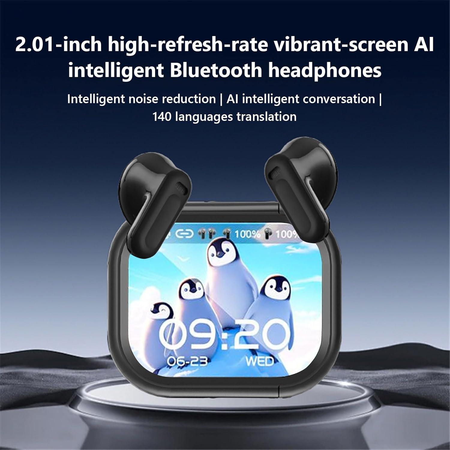 Auriculares In-Ear Bluetooth NE20 con Traducción AI y Pantalla Táctil