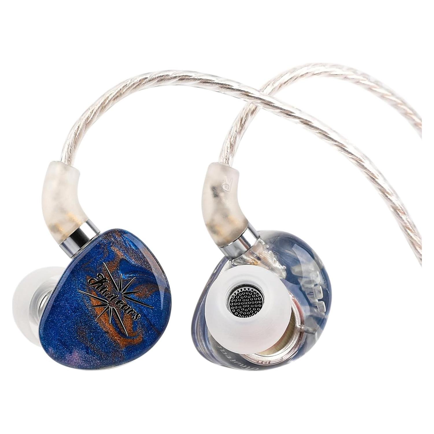 Auriculares In-Ear Kiwi Ears x Crinacle Singolo 11mm Azul