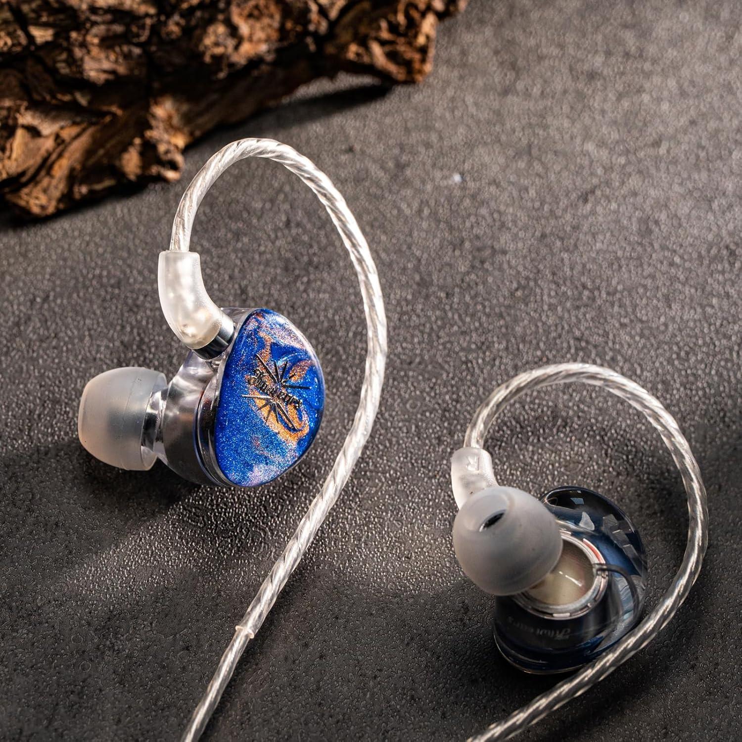 Auriculares In-Ear Kiwi Ears x Crinacle Singolo 11mm Azul