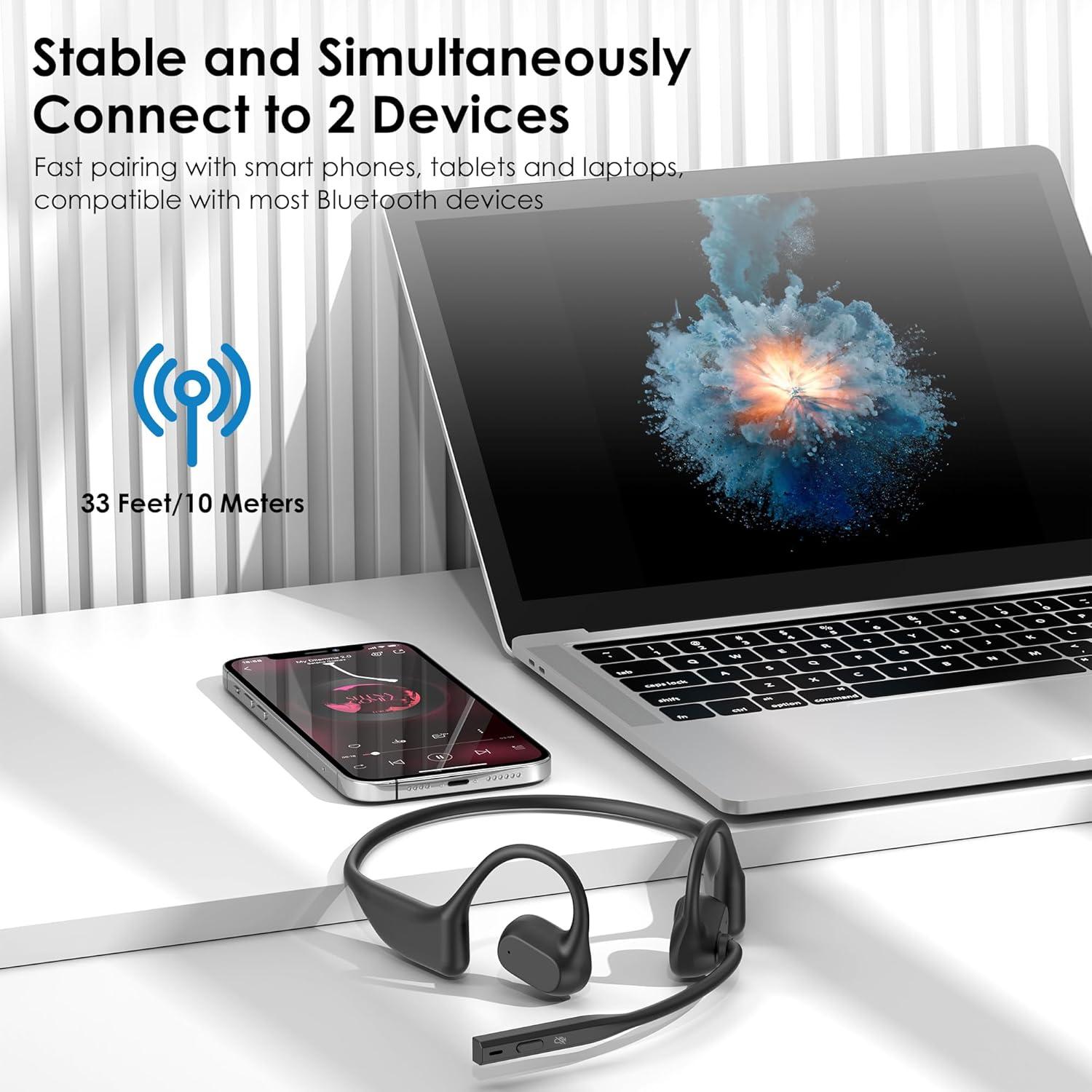 Auriculares Bluetooth 5.3 Gixxted O3 Inalámbricos Abiertos