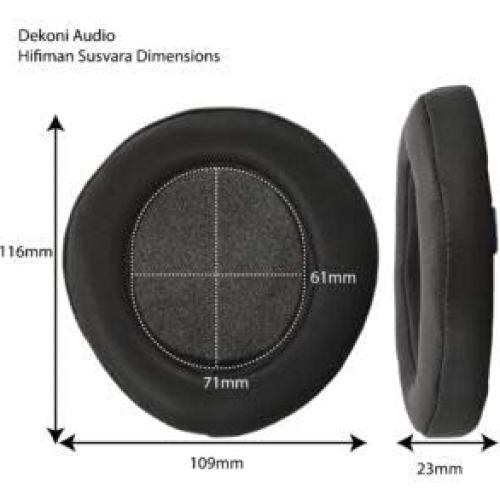 Almohadillas Dekoni Audio Velour Elite para HiFiMan Susvara