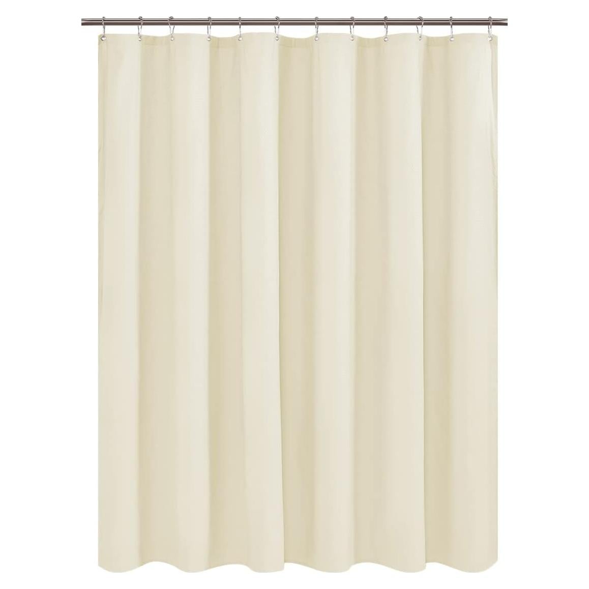 Cortina de Ducha Microfibra Sra. Awesome 178x183 cm Crema