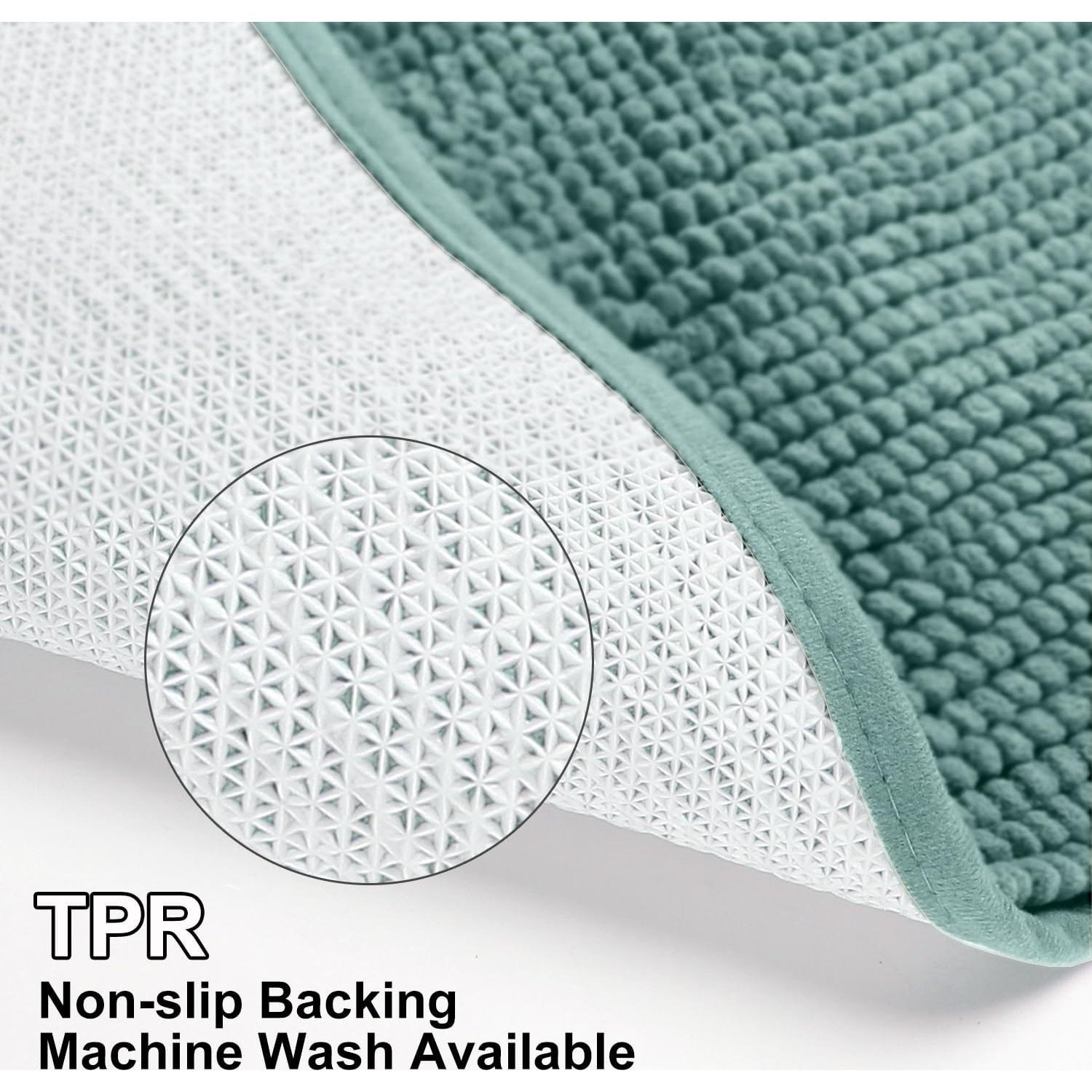 Conjunto de Alfombrillas de Baño Urvoix 3 Piezas Antideslizantes