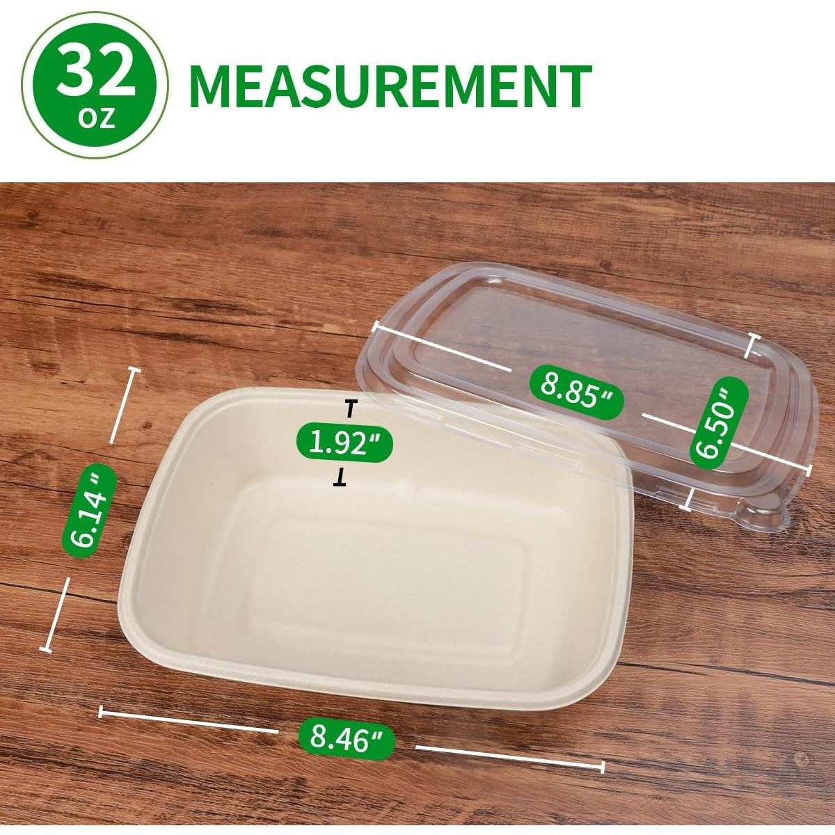 Tazones de Papel para Comida Bloomoon 32 oz 50 Piezas