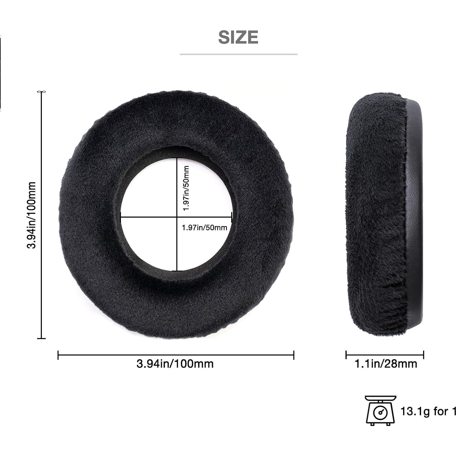 Almohadillas de Velour para Auriculares Grado SR80 SR60 100mm