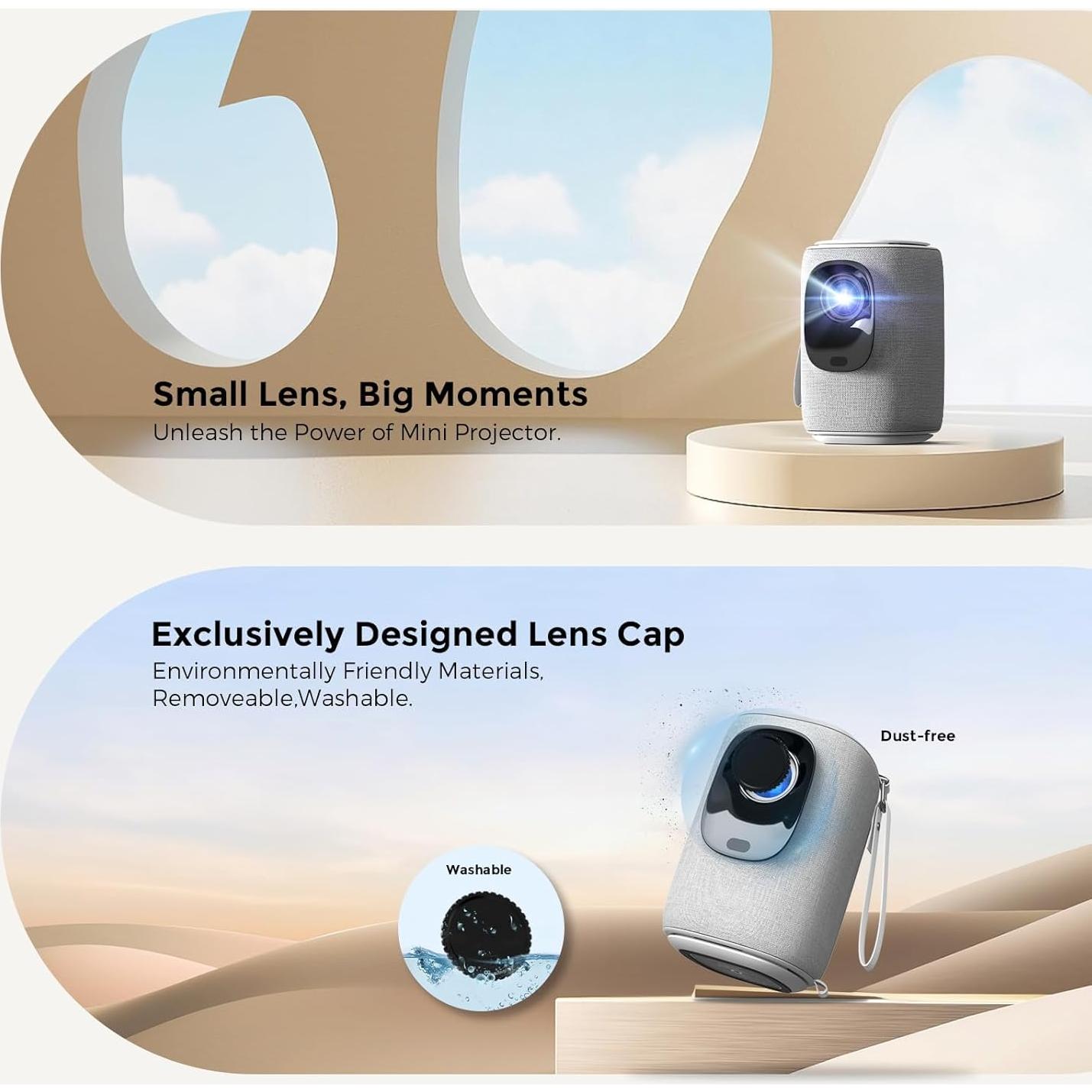 Mini Proyector Portátil ONOAYO AY2PRO 550 ANSI WiFi Bluetooth