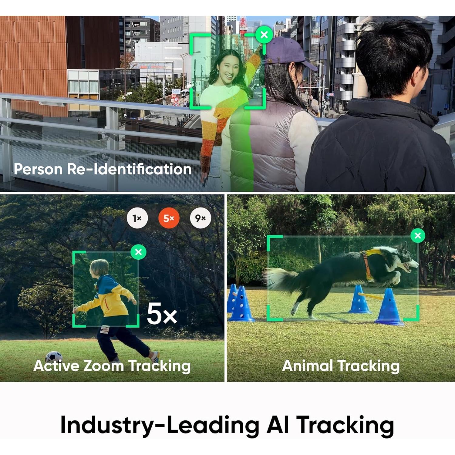 Insta360 Flow 2 Grey - Foldable AI Phone Gimbal, AI Tracking, Multi-Person Tracking, Built-in Tripod/Selfie Stick, Remote Control, iPhone/Android Portable Stabilizer