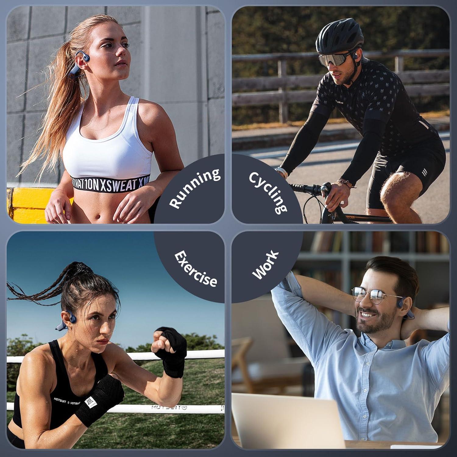 Auriculares Inalámbricos GoKEDA G18 Conducción Ósea Azul