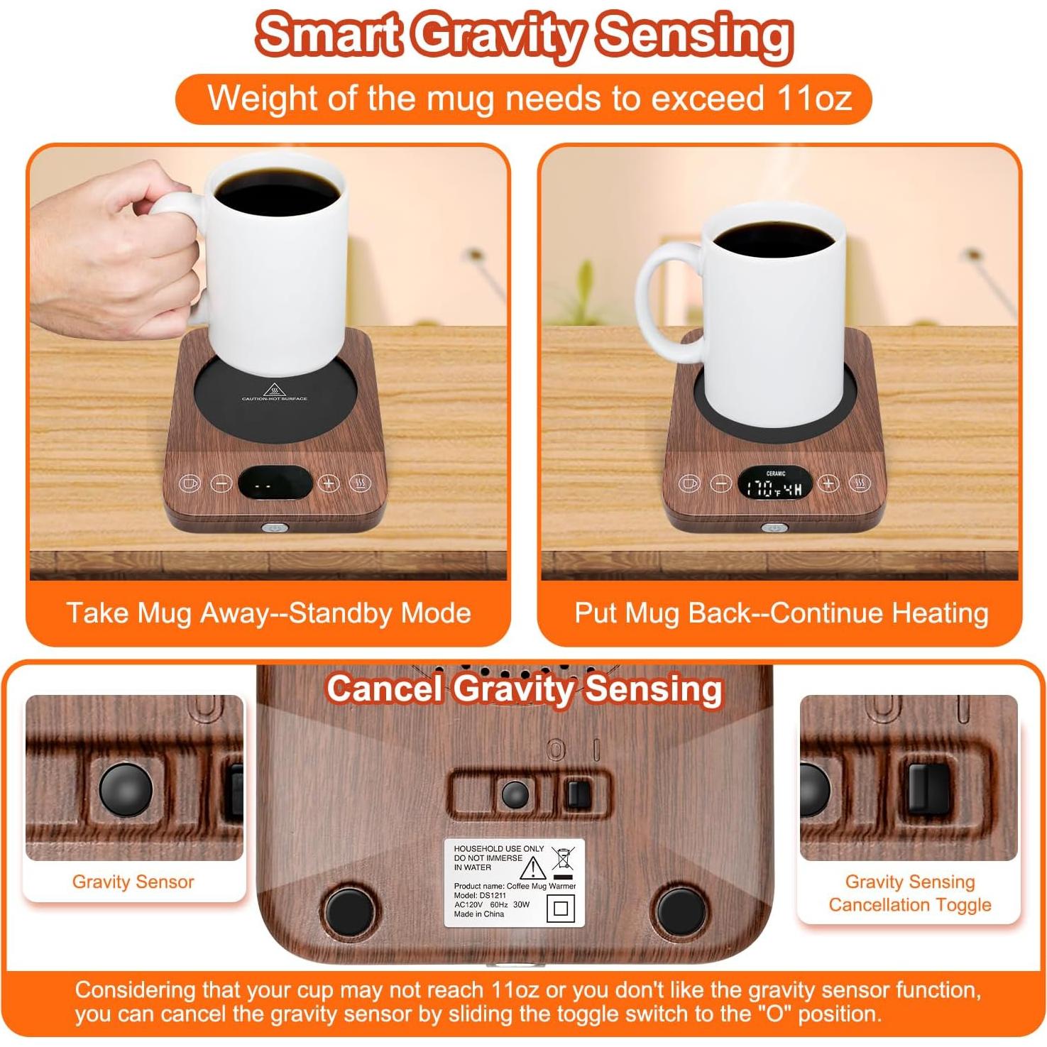 Calentador de Tazas Inteligente CEROBEAR CB-DS1211-M 9 Temperaturas