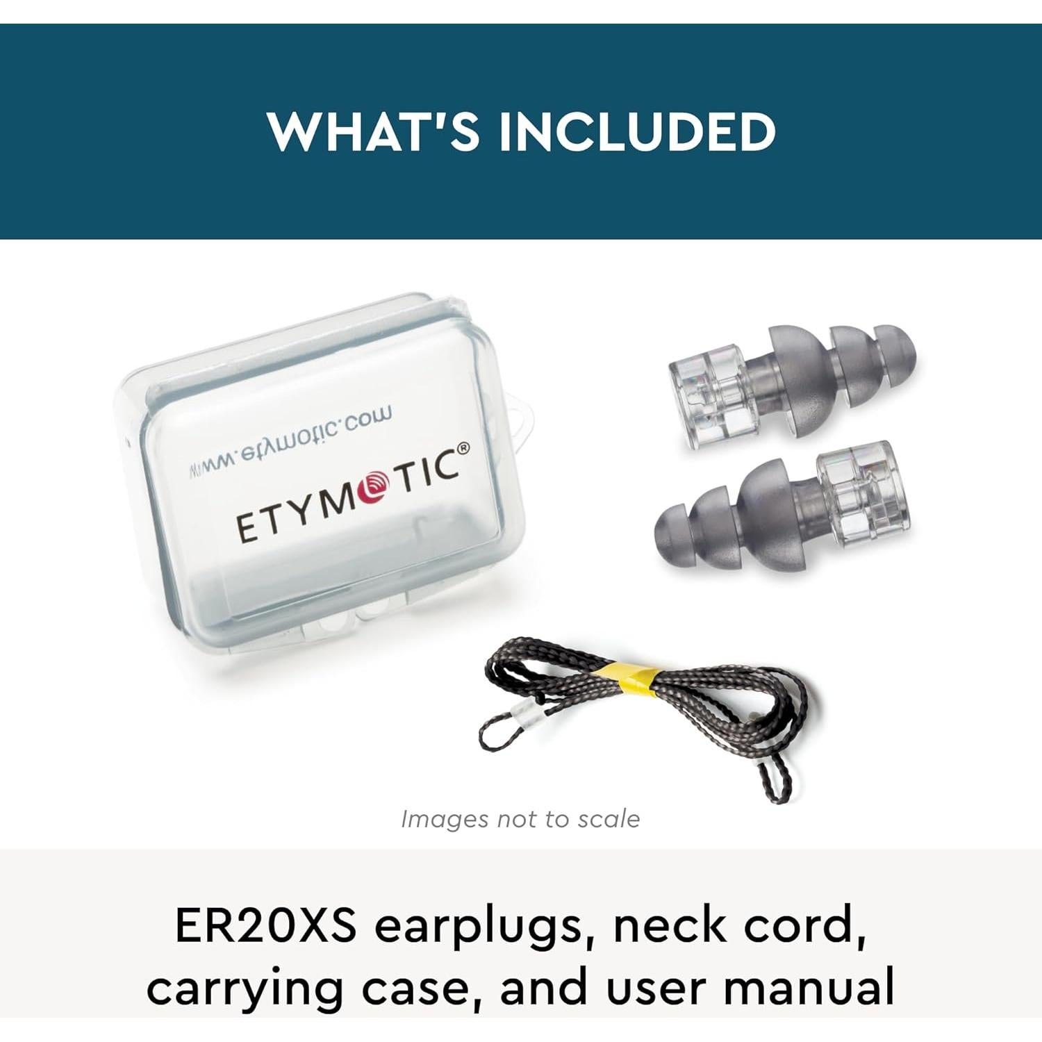 Tapones para oídos Etymotic ER20XS - Protección auditiva 20 dB