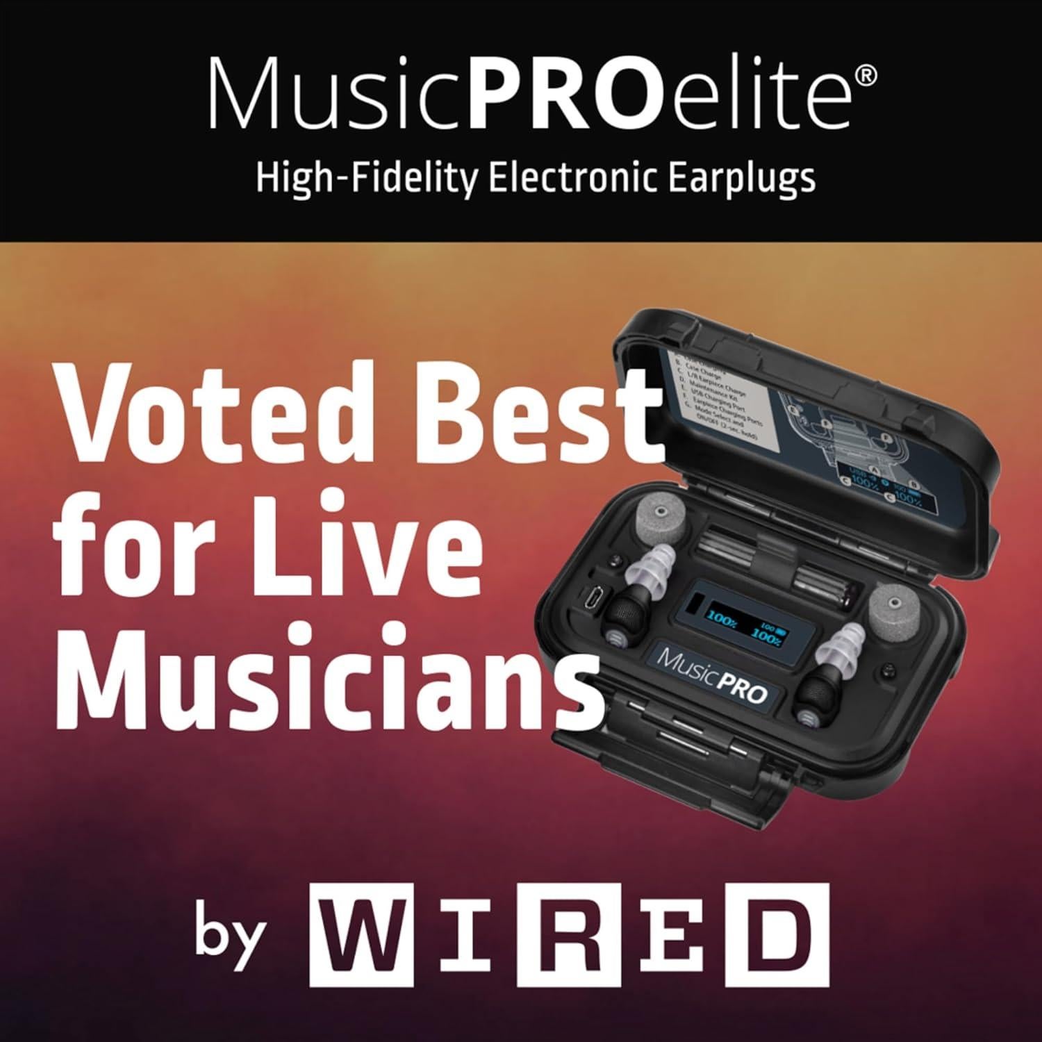 Tapones para oídos Etymotic MusicPro Elite recargables