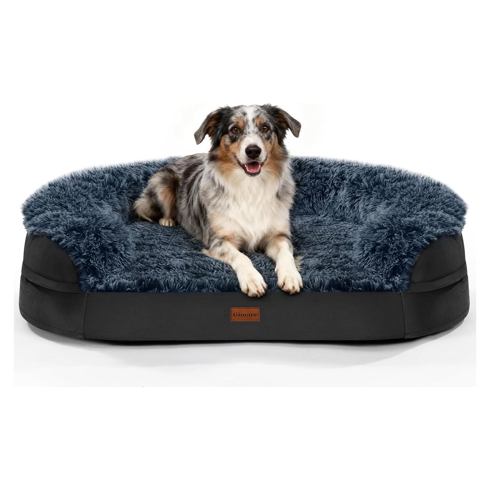Cama Ortopédica para Perros Iweepet 104.9x82.8cm Negra