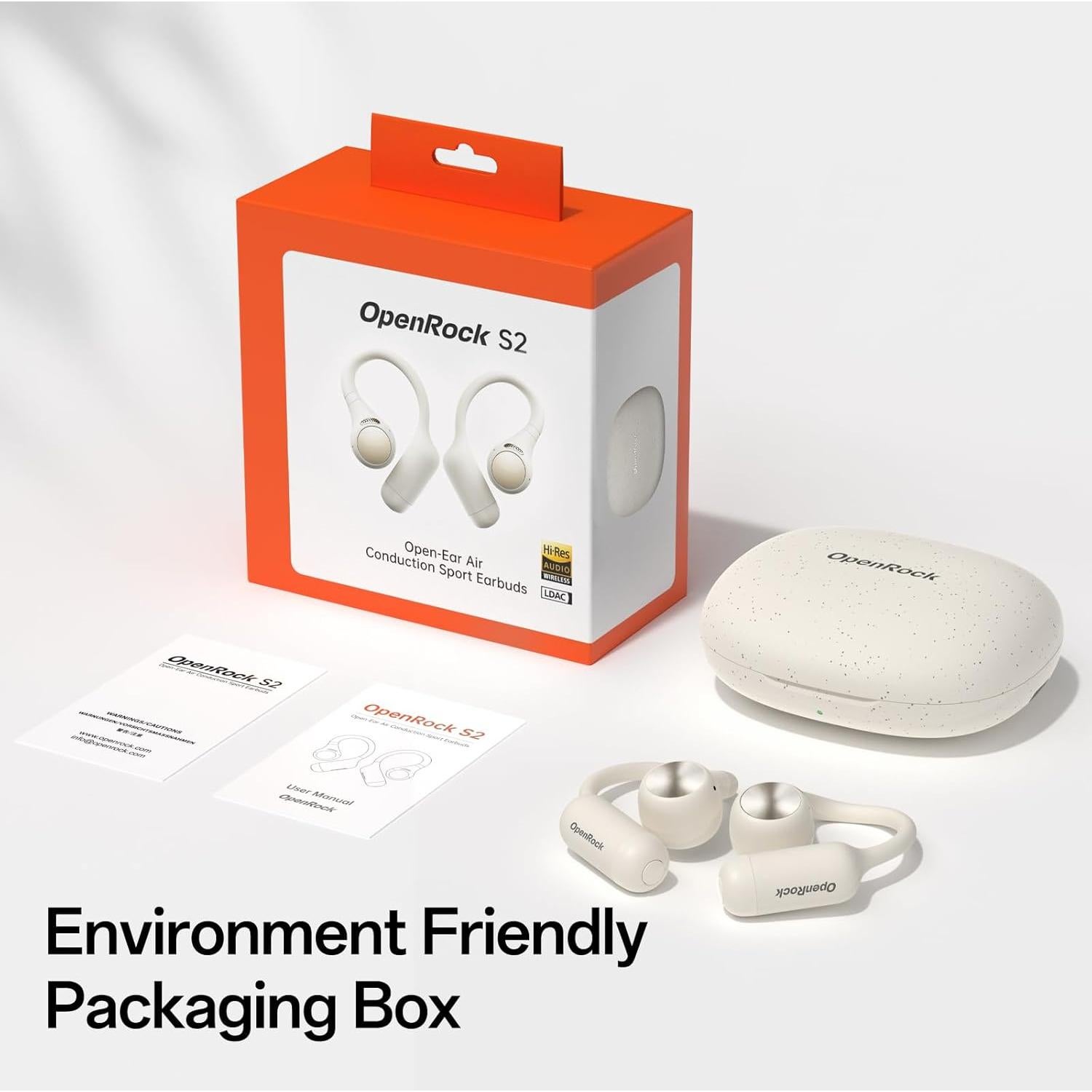 Auriculares Inalámbricos OpenRock S2 Bluetooth 6.0 32h Batería