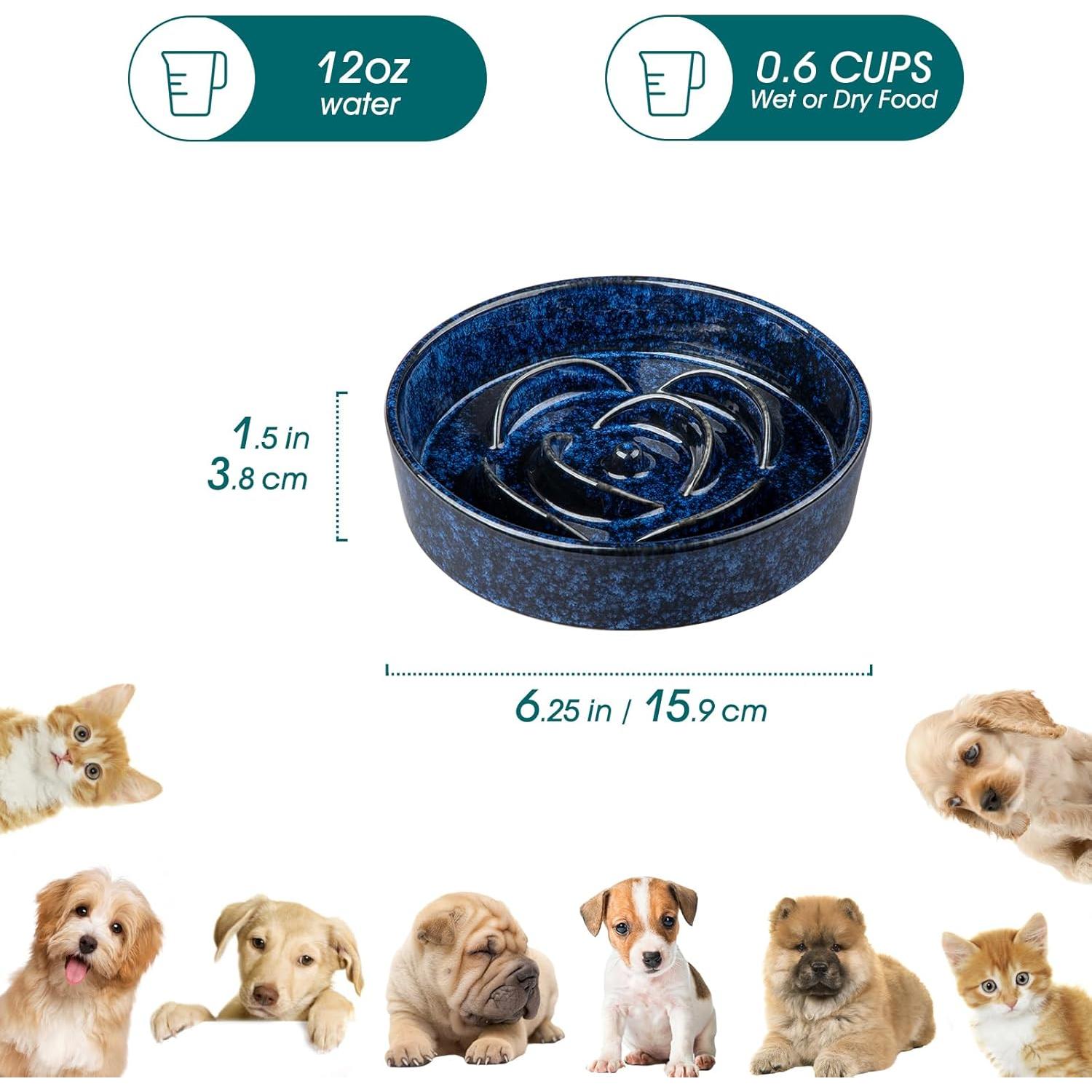 Tazón de Cerámica para Perros vancasso 0.6 Tazas Azul