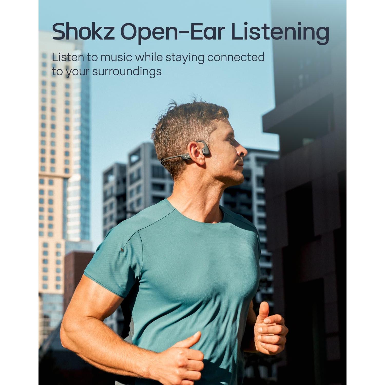 Auriculares Inalámbricos SHOKZ OpenRun Pro 2 Mini - Conducción Ósea, Resistentes al Sudor, 12h Batería