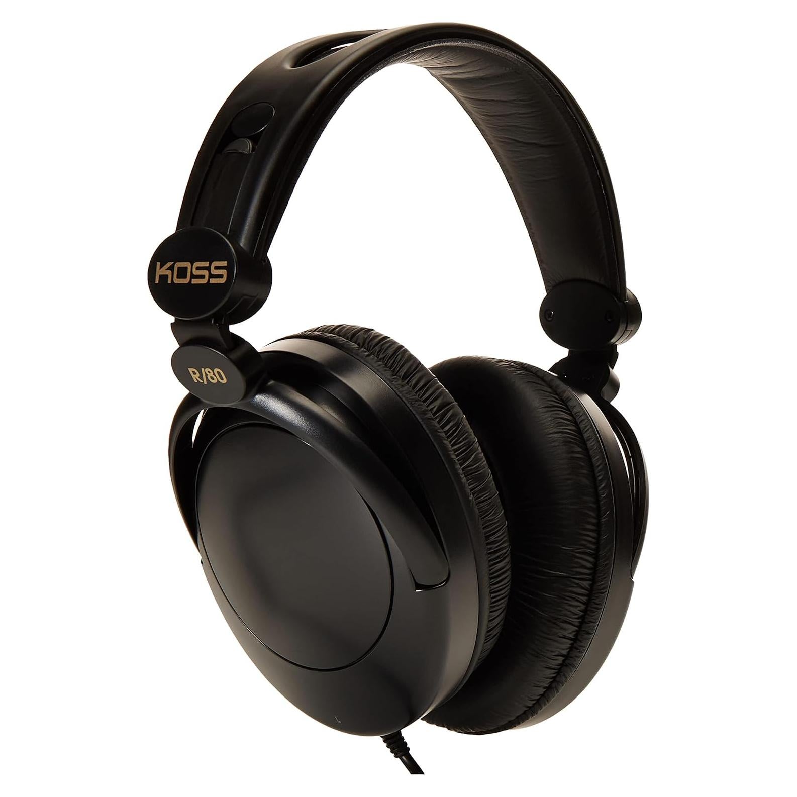 Auriculares Koss R-80 Diadema con Cable 2.44m, Negro