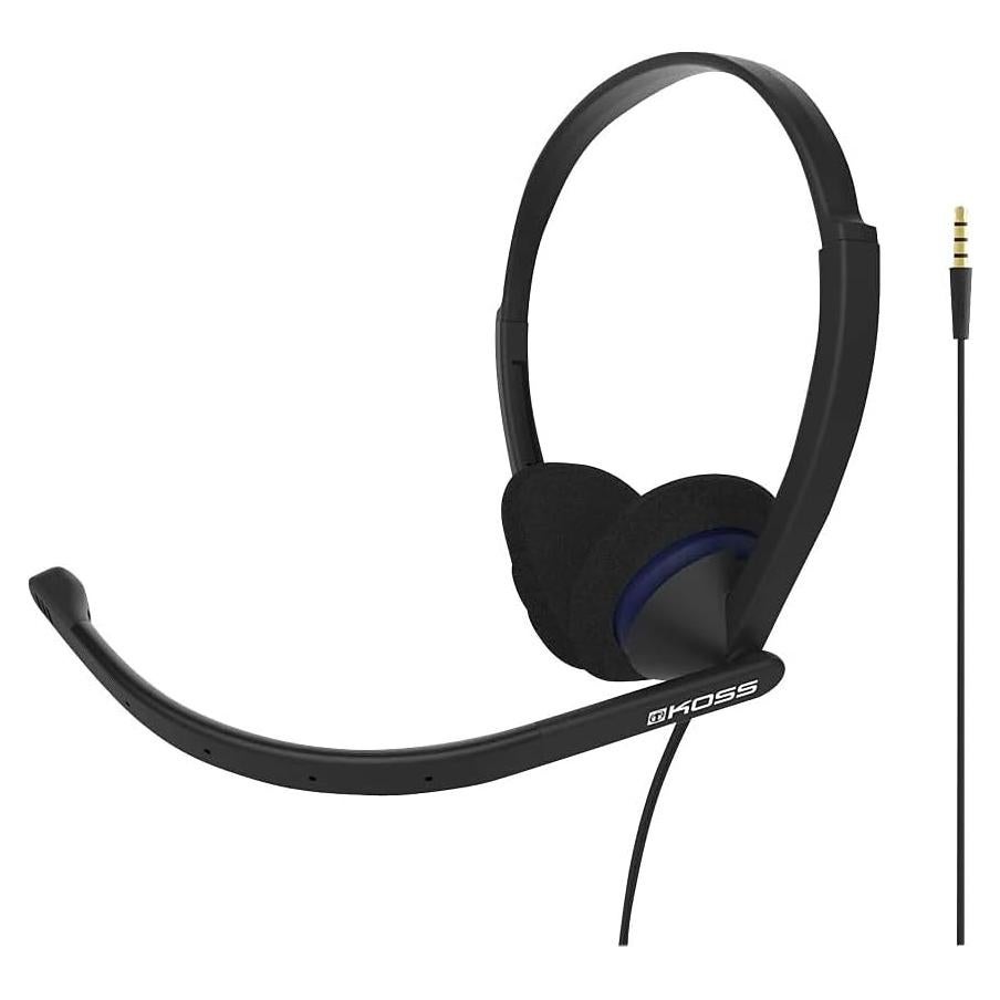 Auricular Koss CS200i con Micrófono, Conector 3.5mm, Negro