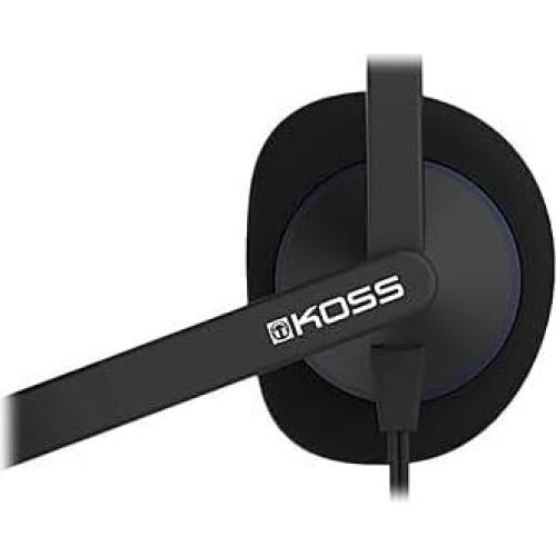 Auricular Koss CS200i con Micrófono, Conector 3.5mm, Negro