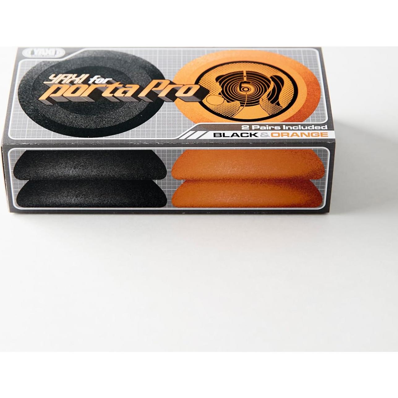 Almohadillas YAXI para Koss Porta Pro - 2 Pares Naranja y Negro