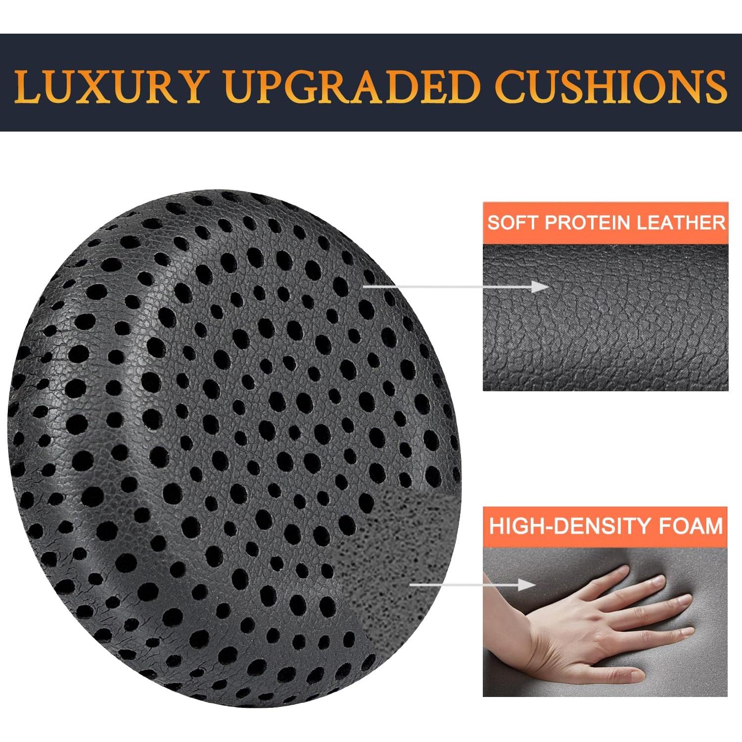 Almohadillas de Reemplazo SOULWIT para Auriculares Koss - Negro