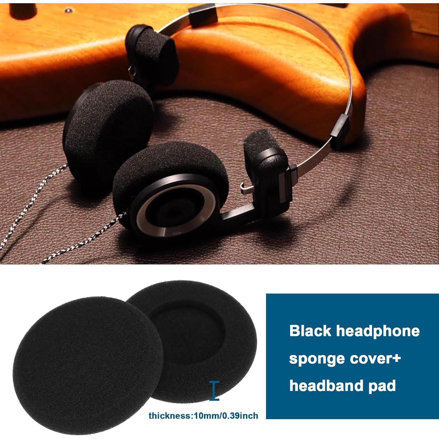 2 Juegos Almohadillas Espuma Auriculares Koss Porta Pro Negro