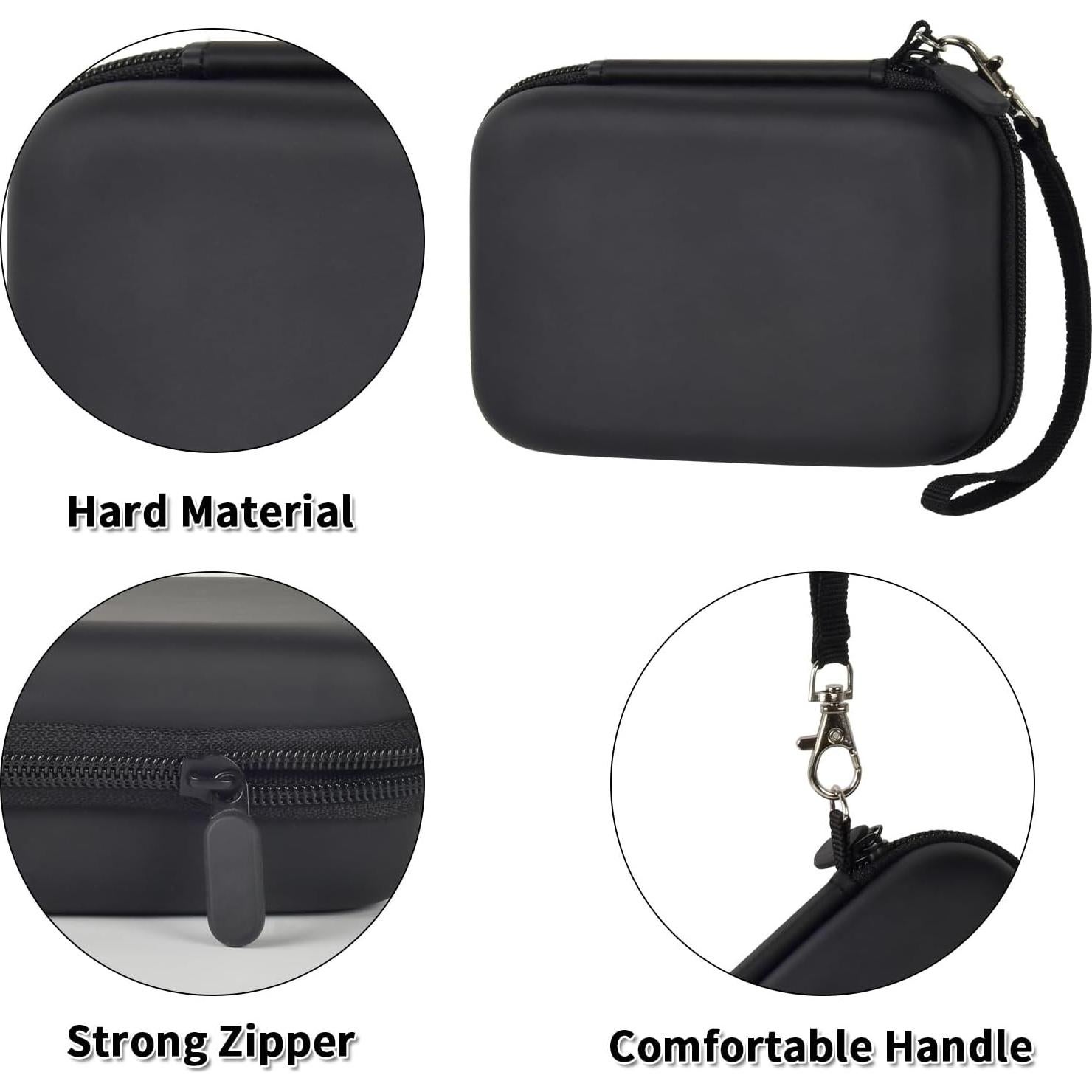 Estuche Comecase para Impresora de Etiquetas Nelko P21 - Negro