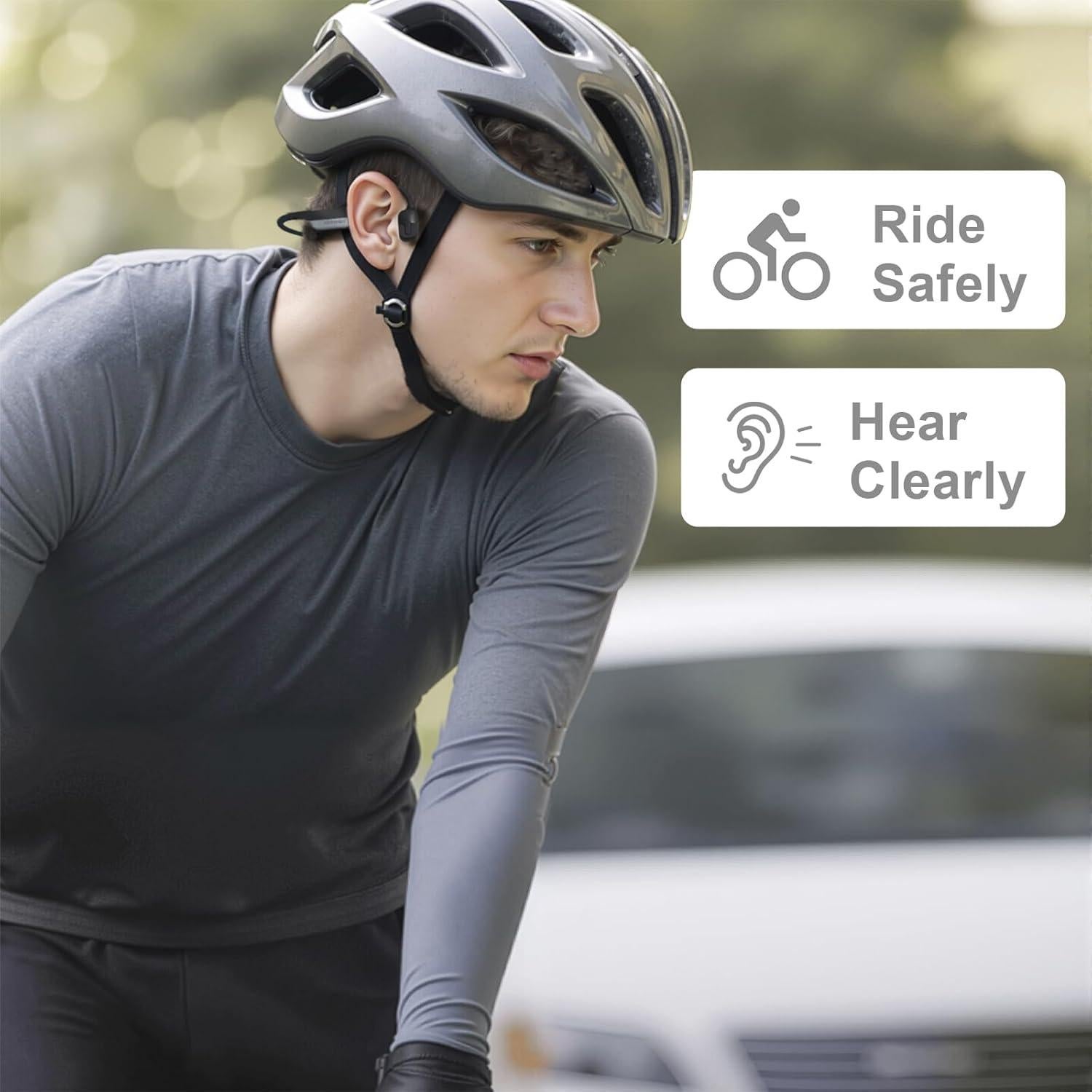 Auriculares Inalámbricos VCCOR COZY CY601 Conducción Ósea Azul