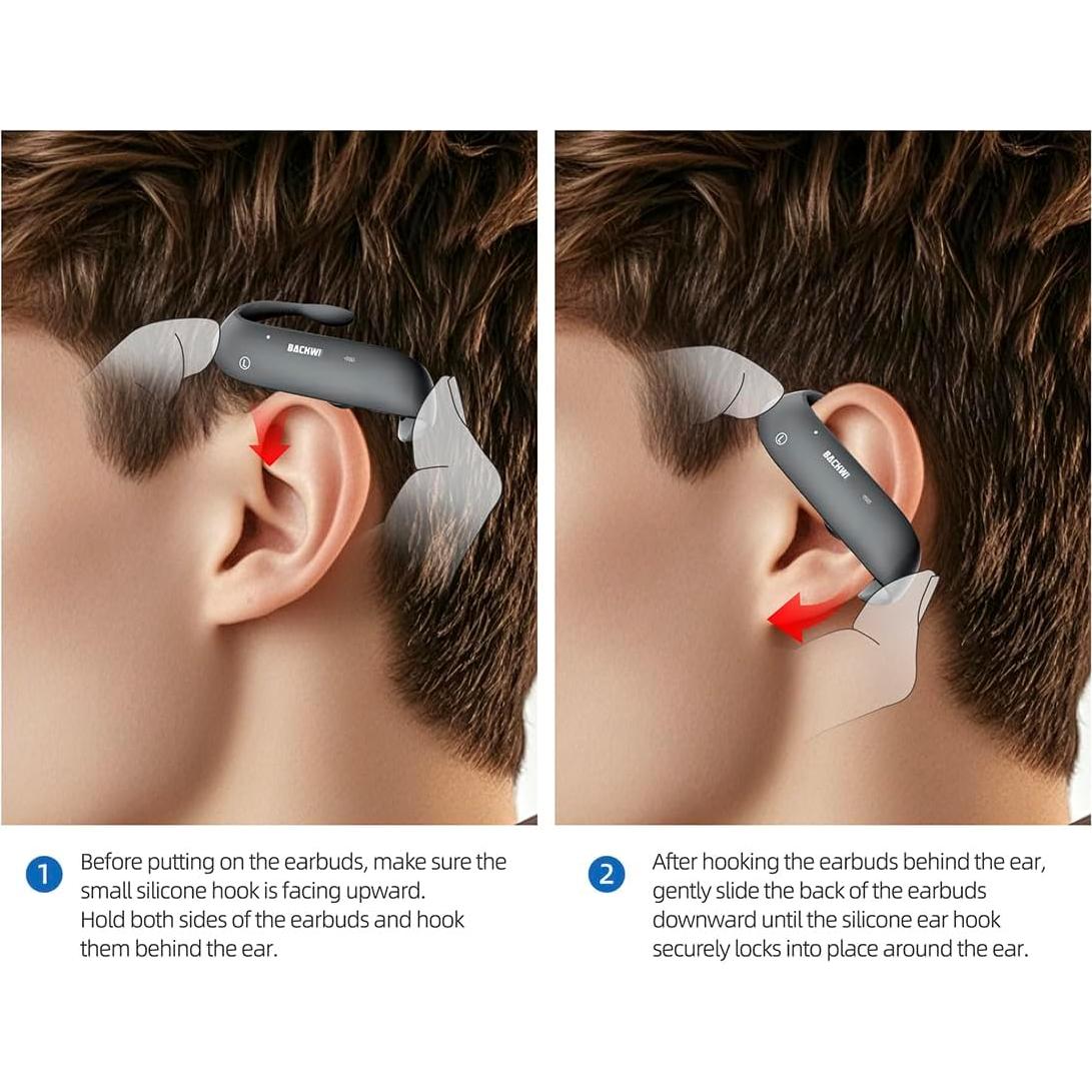 Auriculares Inalámbricos Abiertos Jechan X91 Bluetooth 5.4