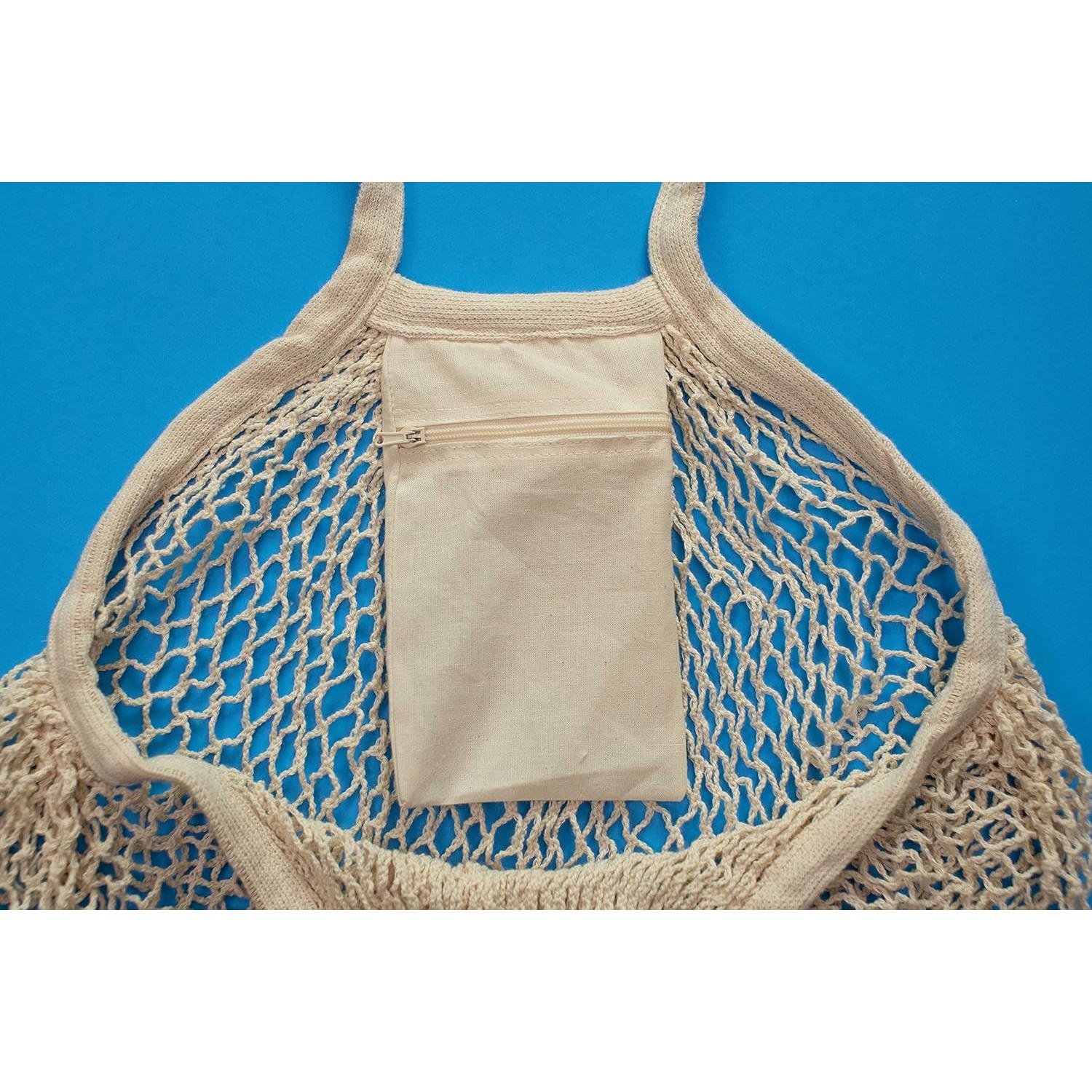 Bolsas de Almacenamiento de Malla de Algodón Orgánico - 2 Unidades