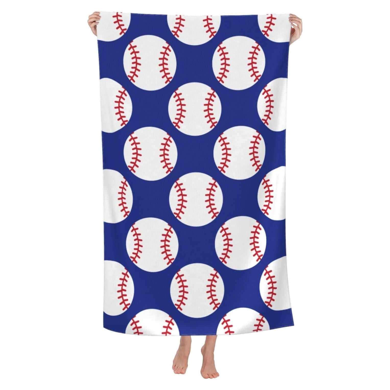 Toalla de Playa HKHEHOP Microfibra Azul Marino 132x81 cm Secado Rápido