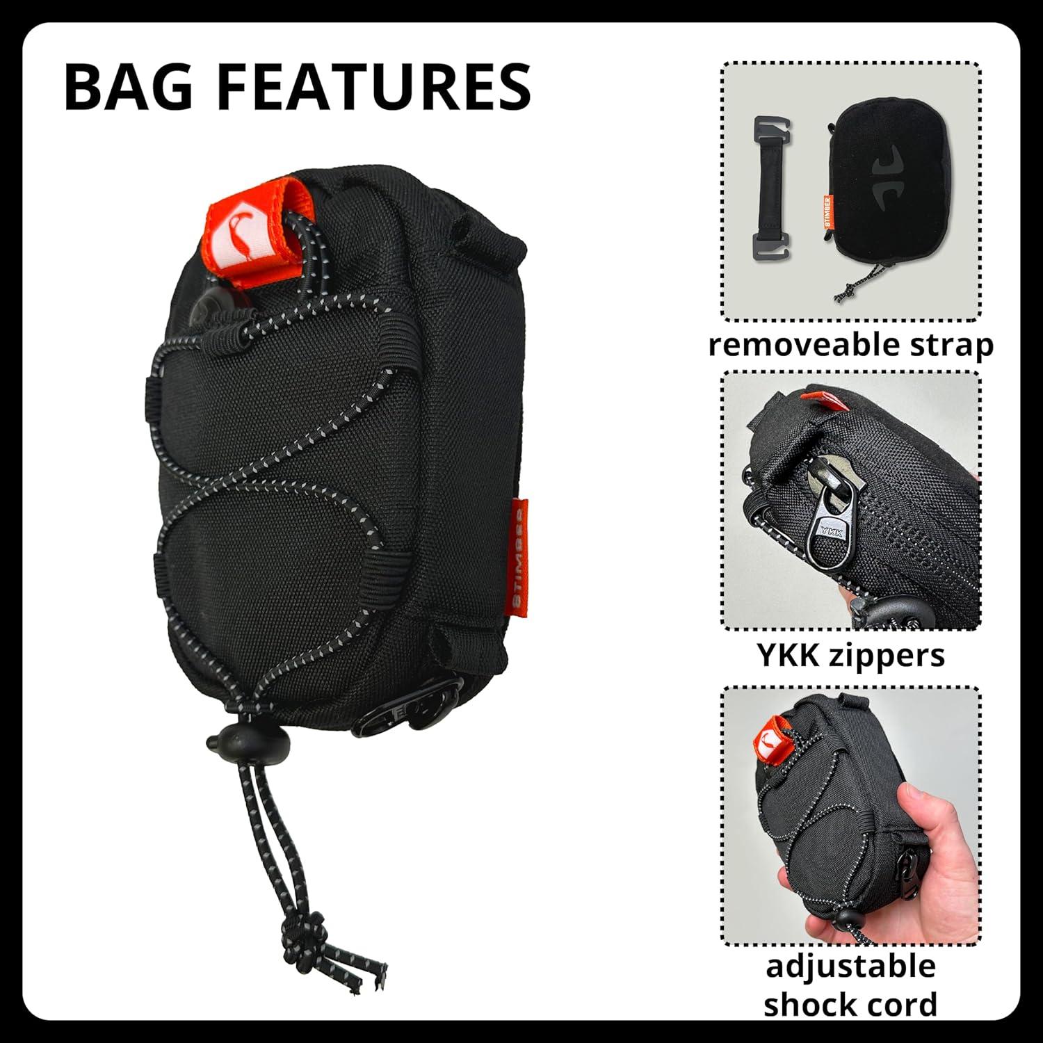 Bolsa Organizadora 8TIMBER 0.5L Negra para Cargadores y Accesorios