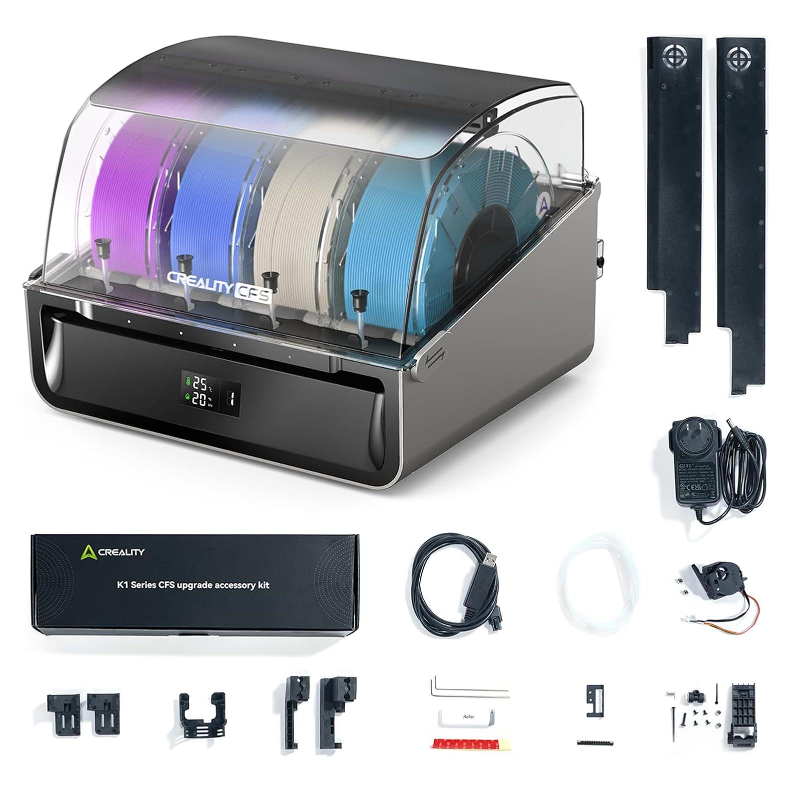 Kit de Accesorios CFS Creality para Impresoras 3D K1 - Multicolor