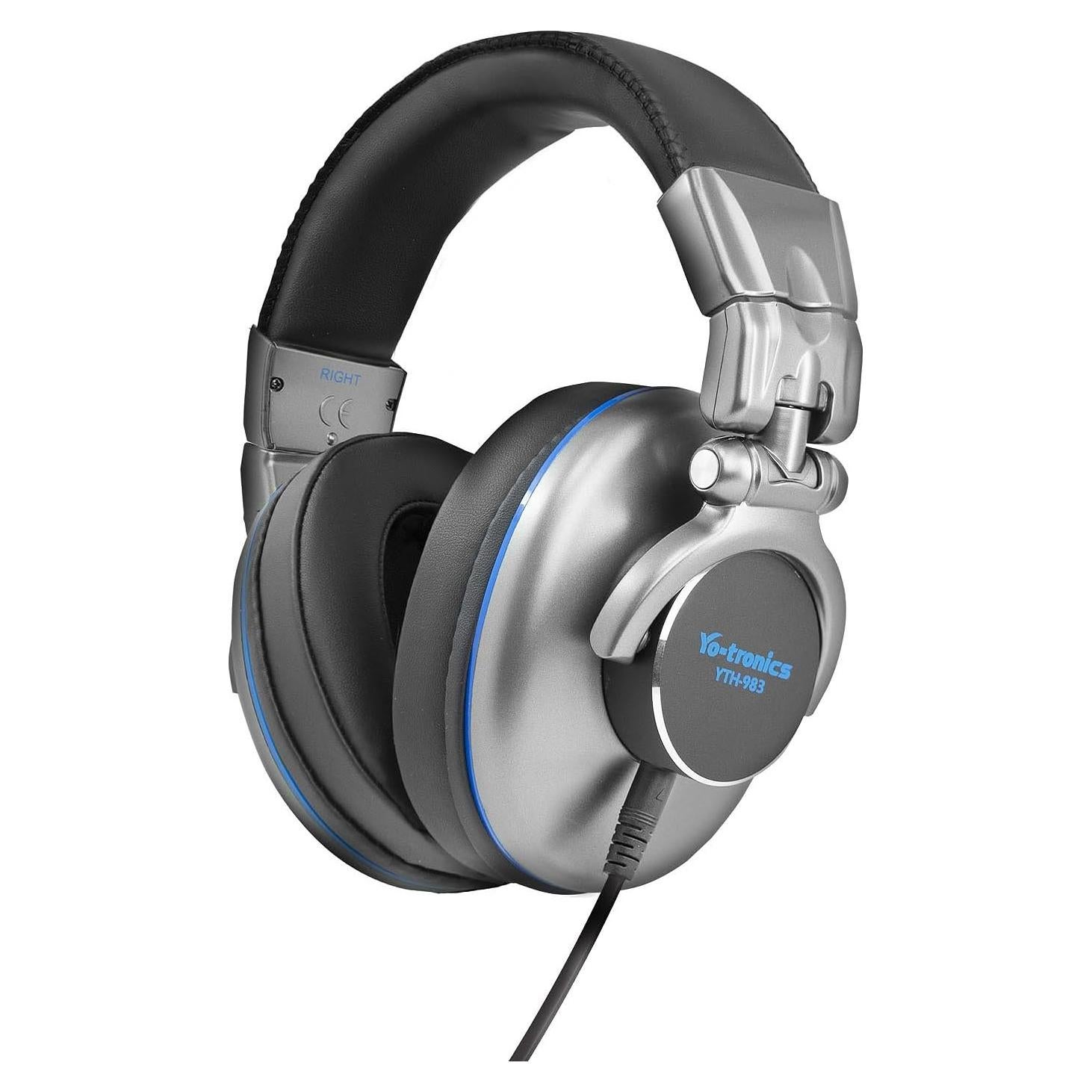 Auriculares DJ Yo-tronics YTH-983-SL Over-Ear Plata