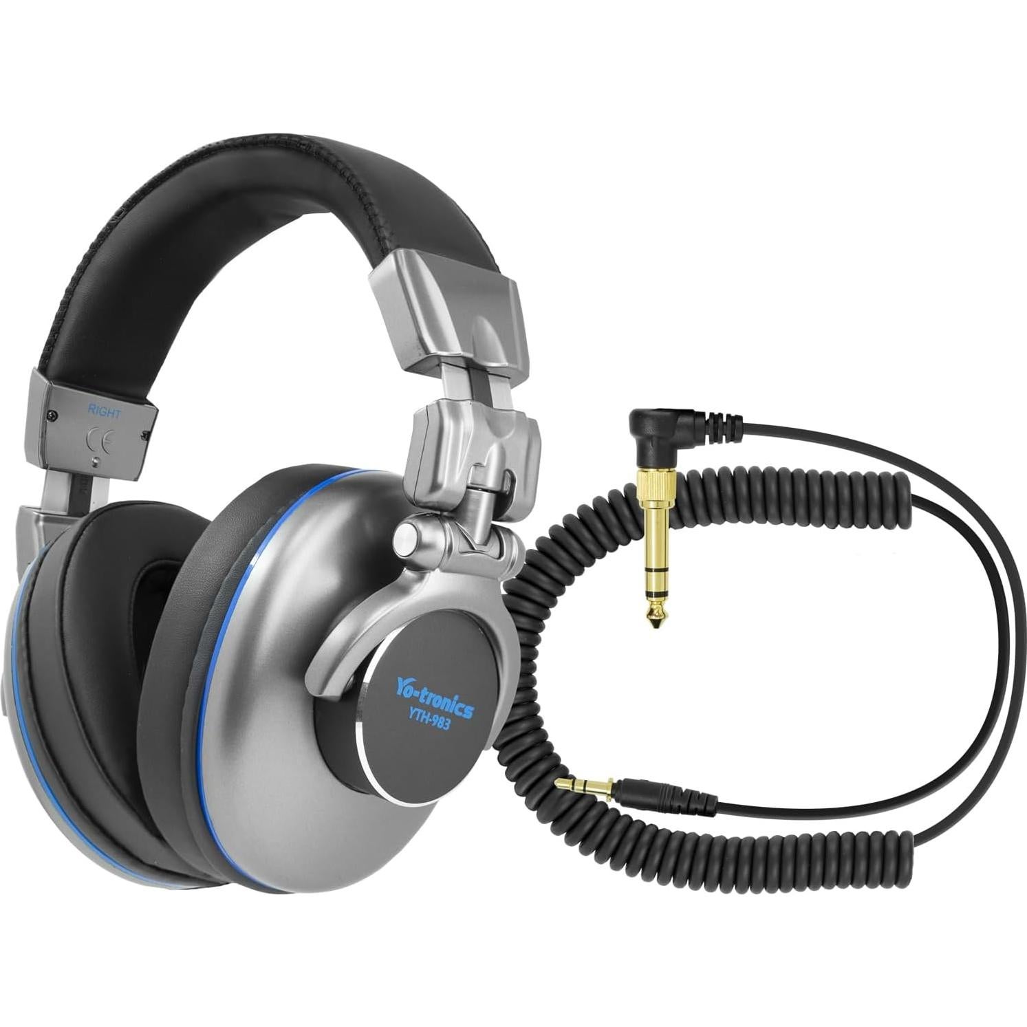 Auriculares DJ Yo-tronics YTH-983-SL Over-Ear Plata