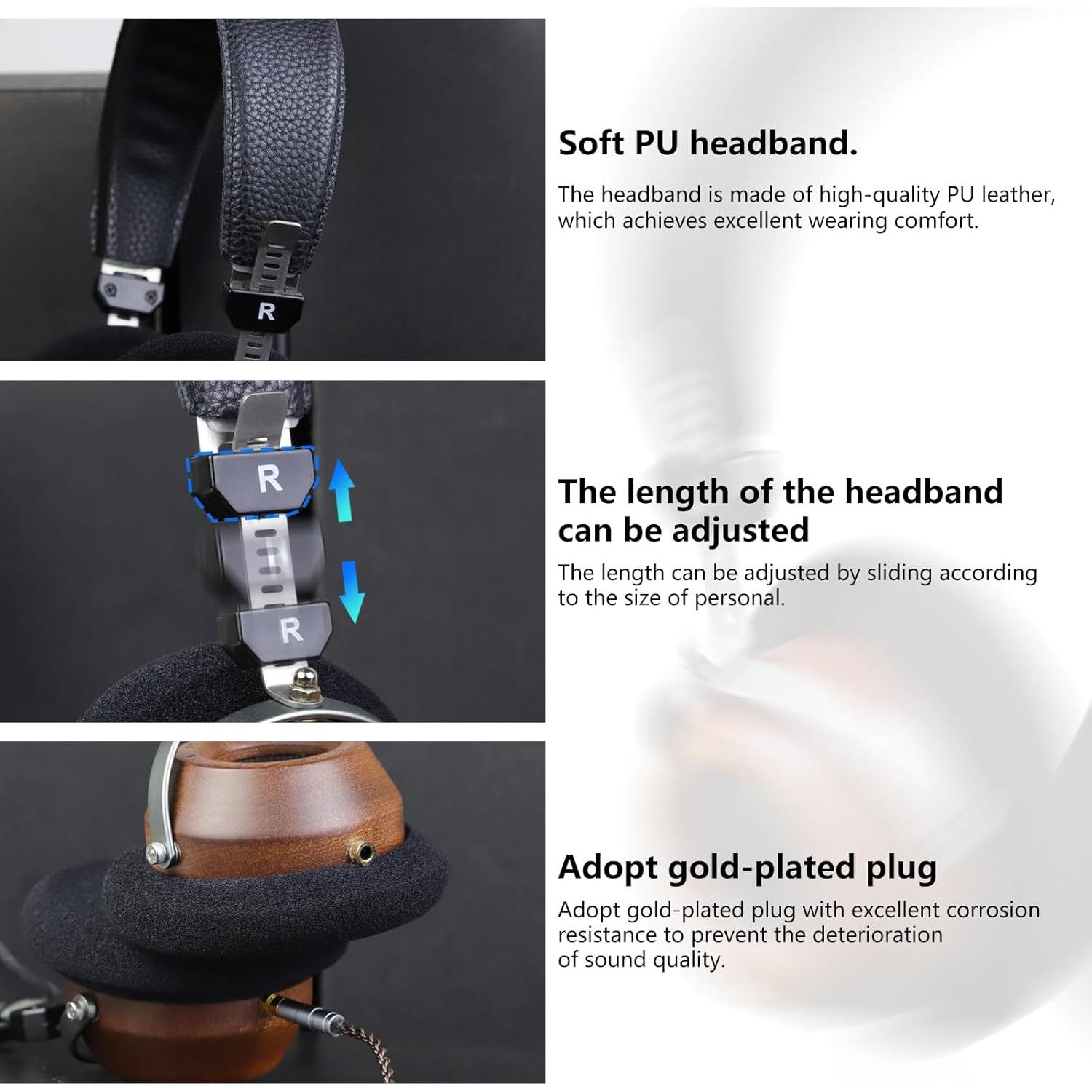 Auriculares sobre la oreja OKCSC M1 Pro con cable 40mm