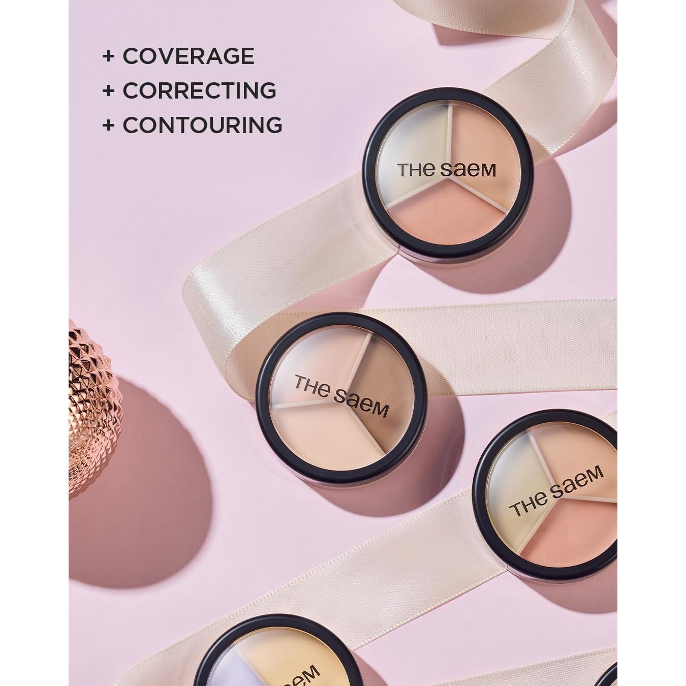 THESAEM Kit de Correctores Coreanos 2 Piezas - Beige Claro