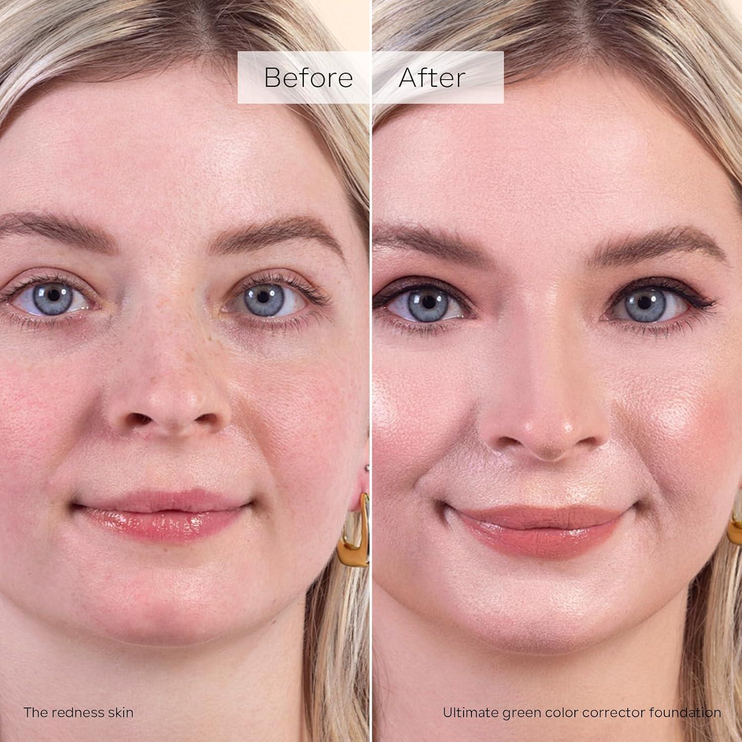 Base de Maquillaje Cambiante de Color KYDA 30ml Corrector Verde