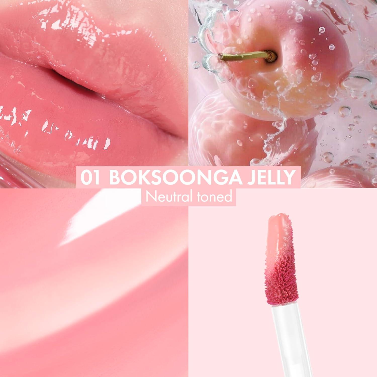 Tinte labial Jel-fit Amuse 01 BOKSOONGA JELLY 12h hidratante