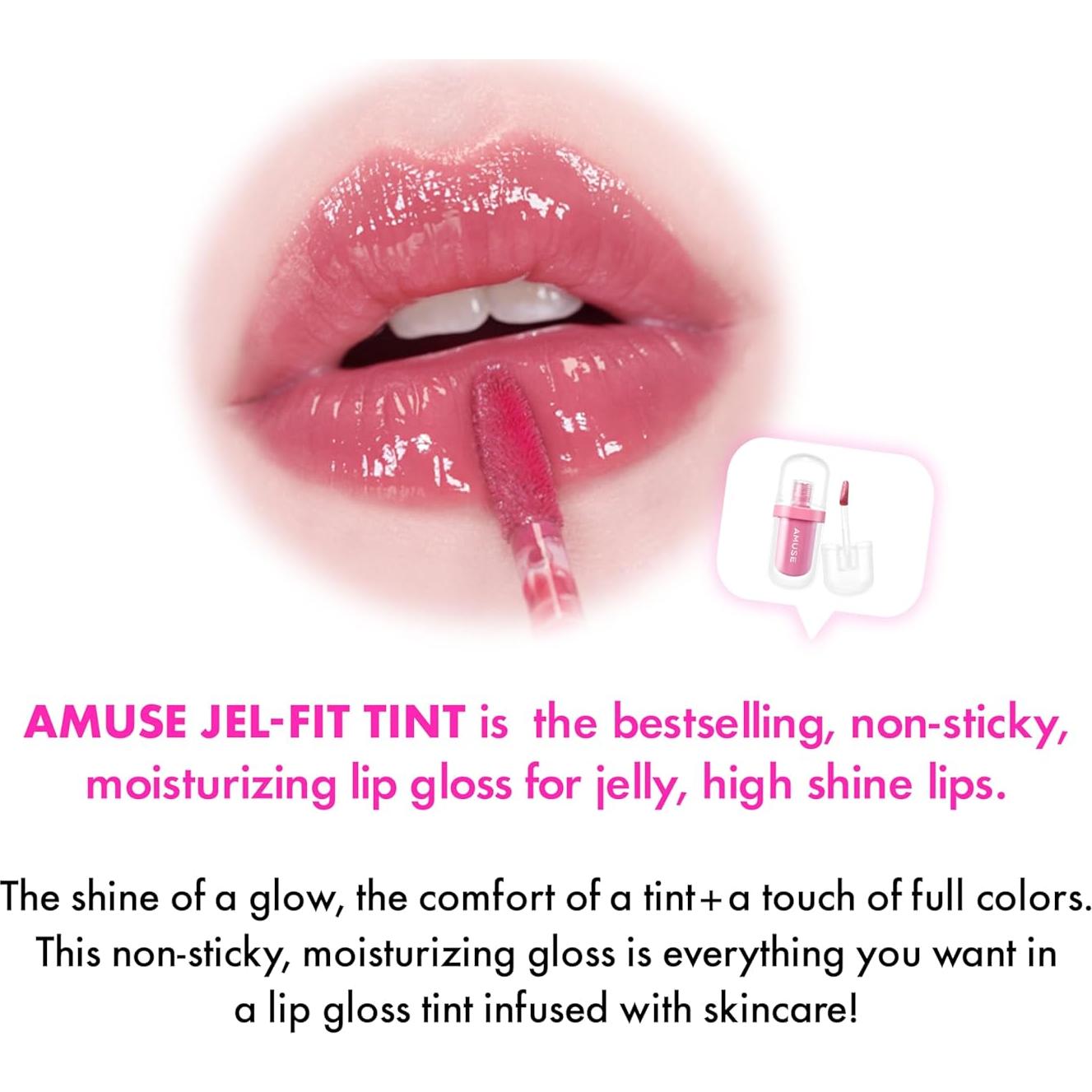 Tinte labial Jel-fit Amuse 01 BOKSOONGA JELLY 12h hidratante