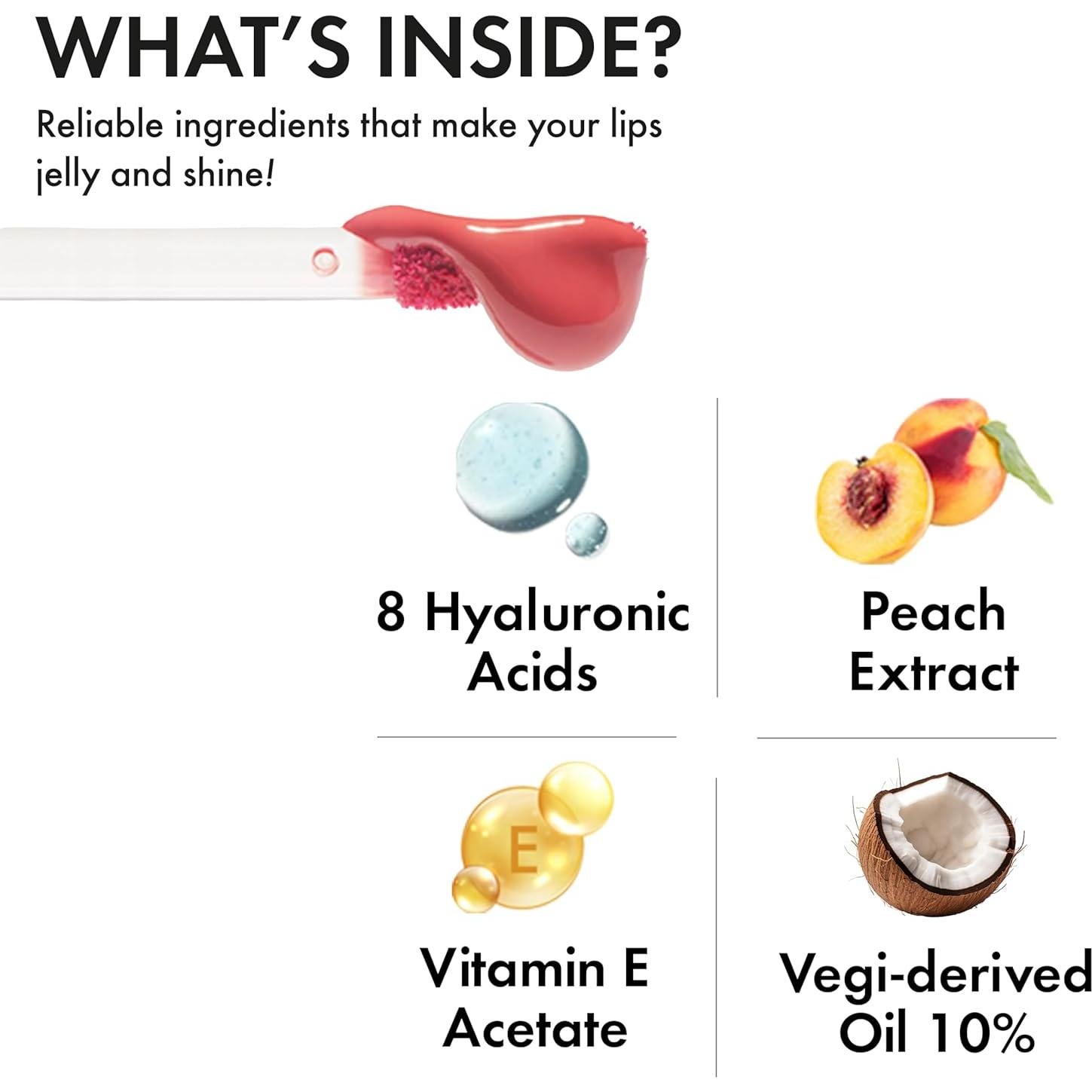 Tinte labial Jel-fit Amuse 01 BOKSOONGA JELLY 12h hidratante